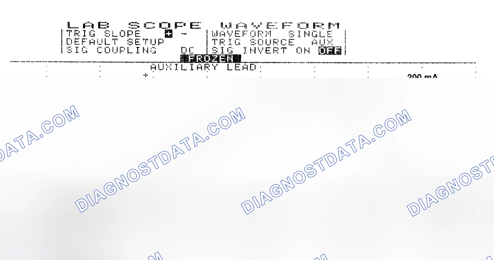 Scheme 13: Single Injector w/Normal Current Flow - Current Pattern