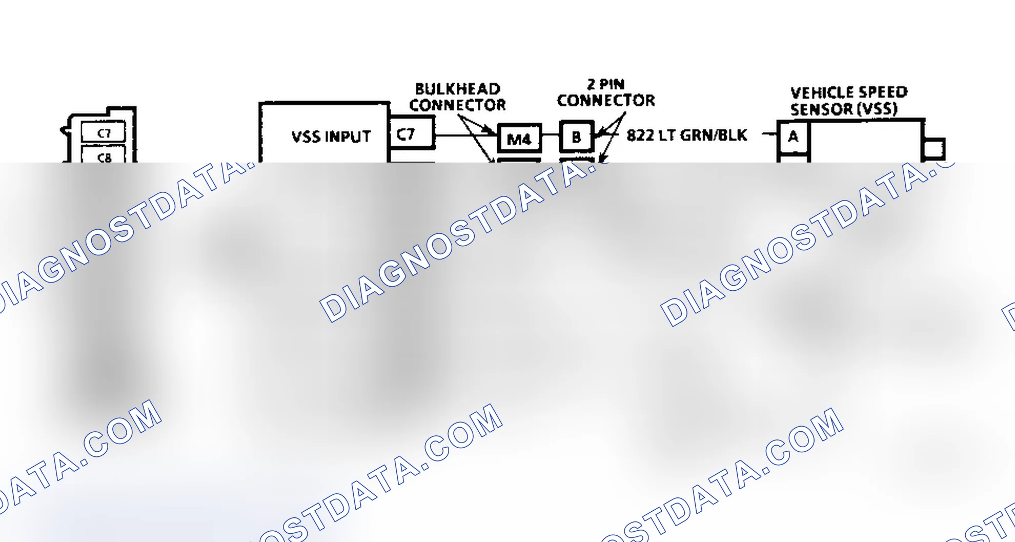 Scheme 279: CODE 24, VEHICLE SPEED SENSOR - 1992 6.2L DIESEL