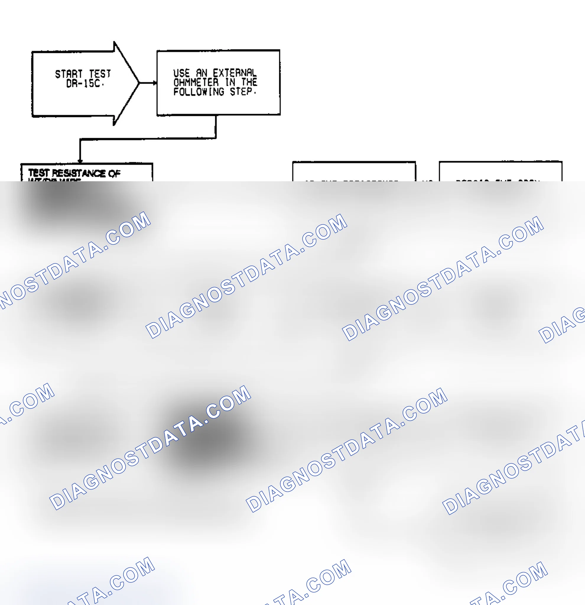Scheme 620: Test DR-15C Code 27, Injector No. 1 Control Circuit