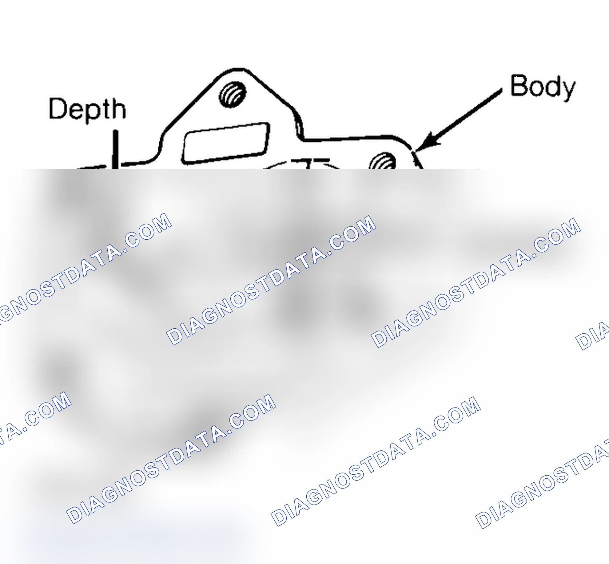Scheme 35: Measuring Oil Pump Gear Cavity