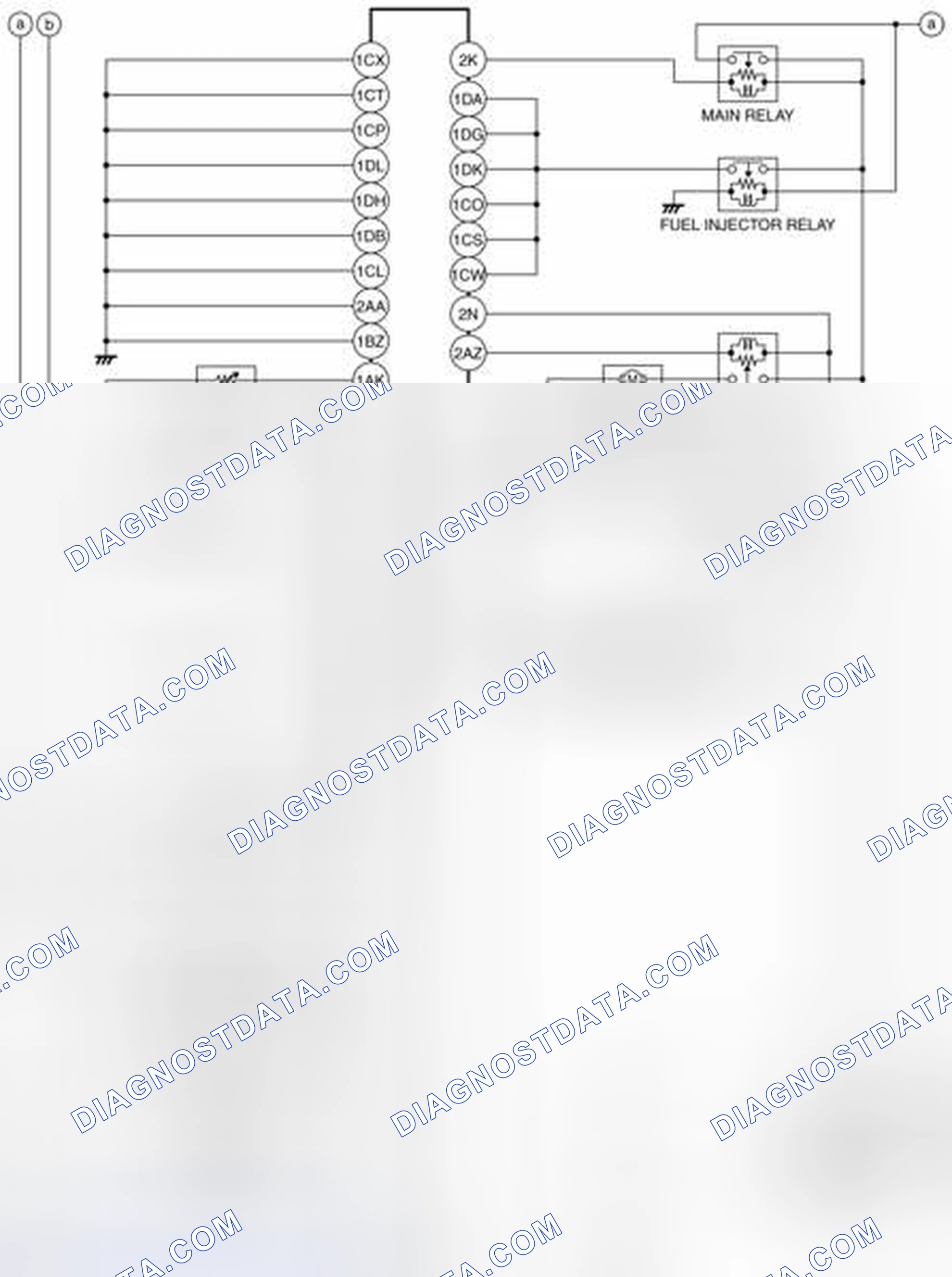 Scheme 175: Engine Control System Wiring Diagram (1 Of 3)