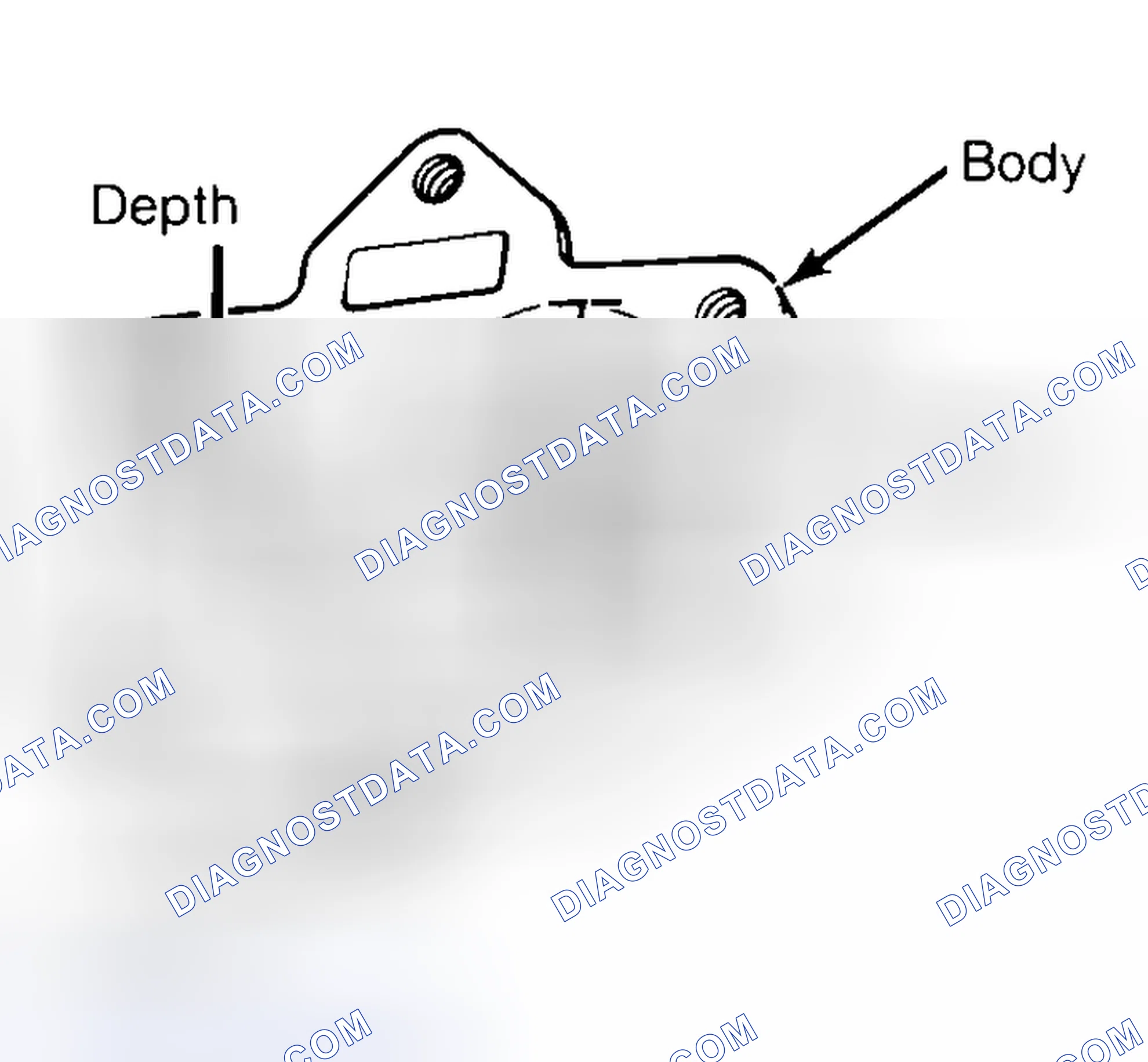 Scheme 35: Measuring Oil Pump Gear Cavity