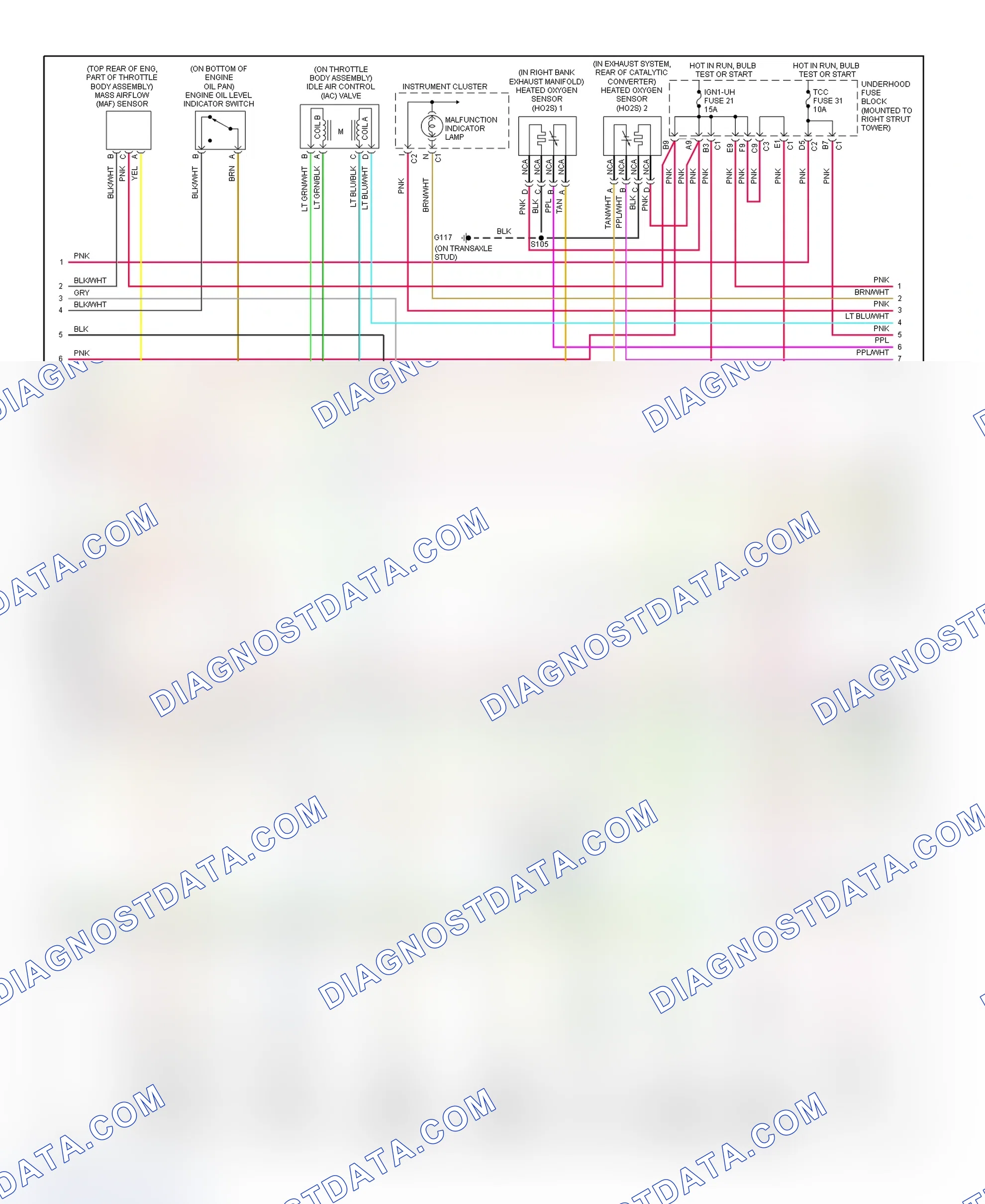 Scheme 165: PCM Wiring Diagram (Grand Prix - 3.8L - 3 Of 4)