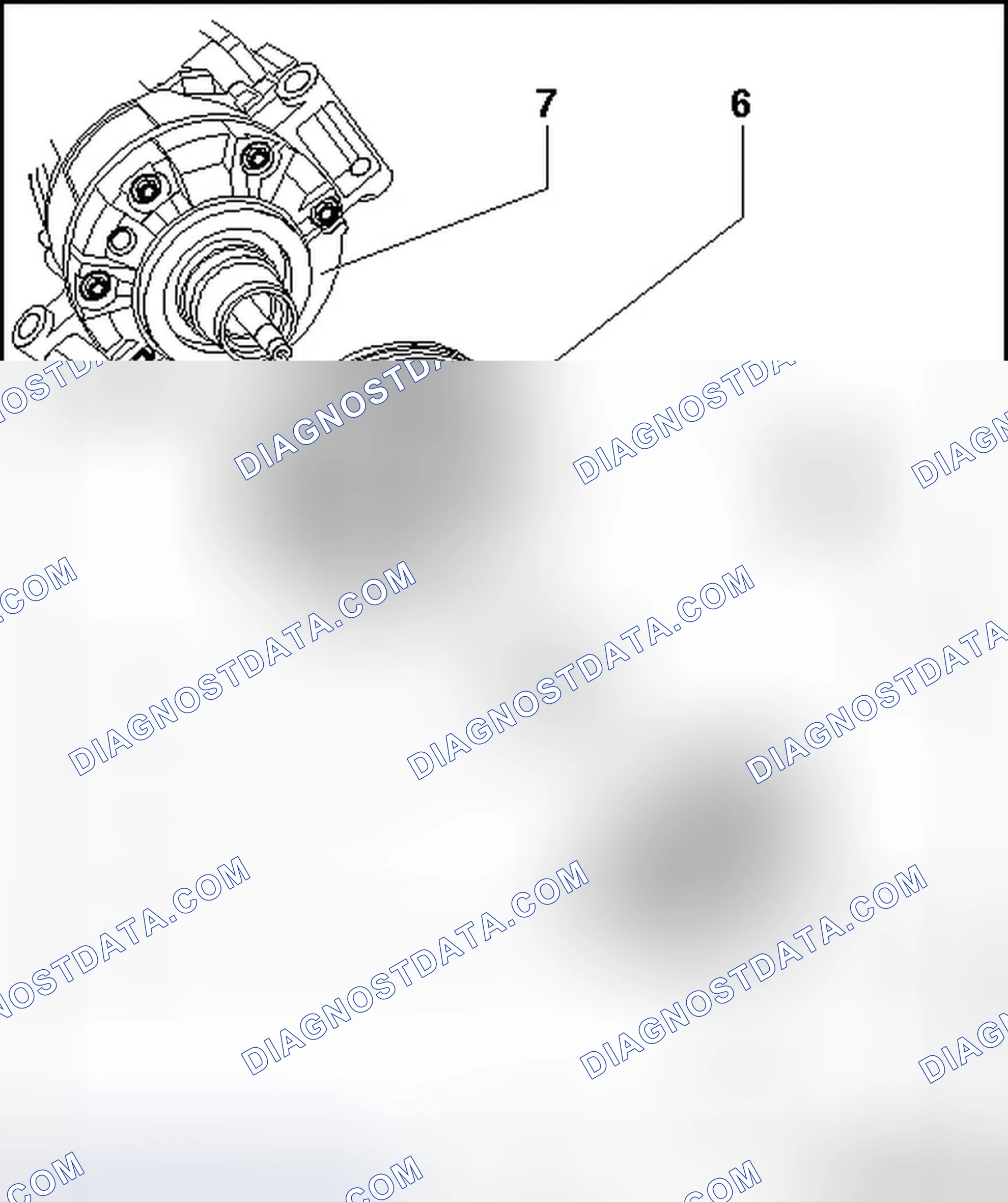 Scheme 12: A/C COMPRESSOR BELT PULLEY, DENSO VERSION 2