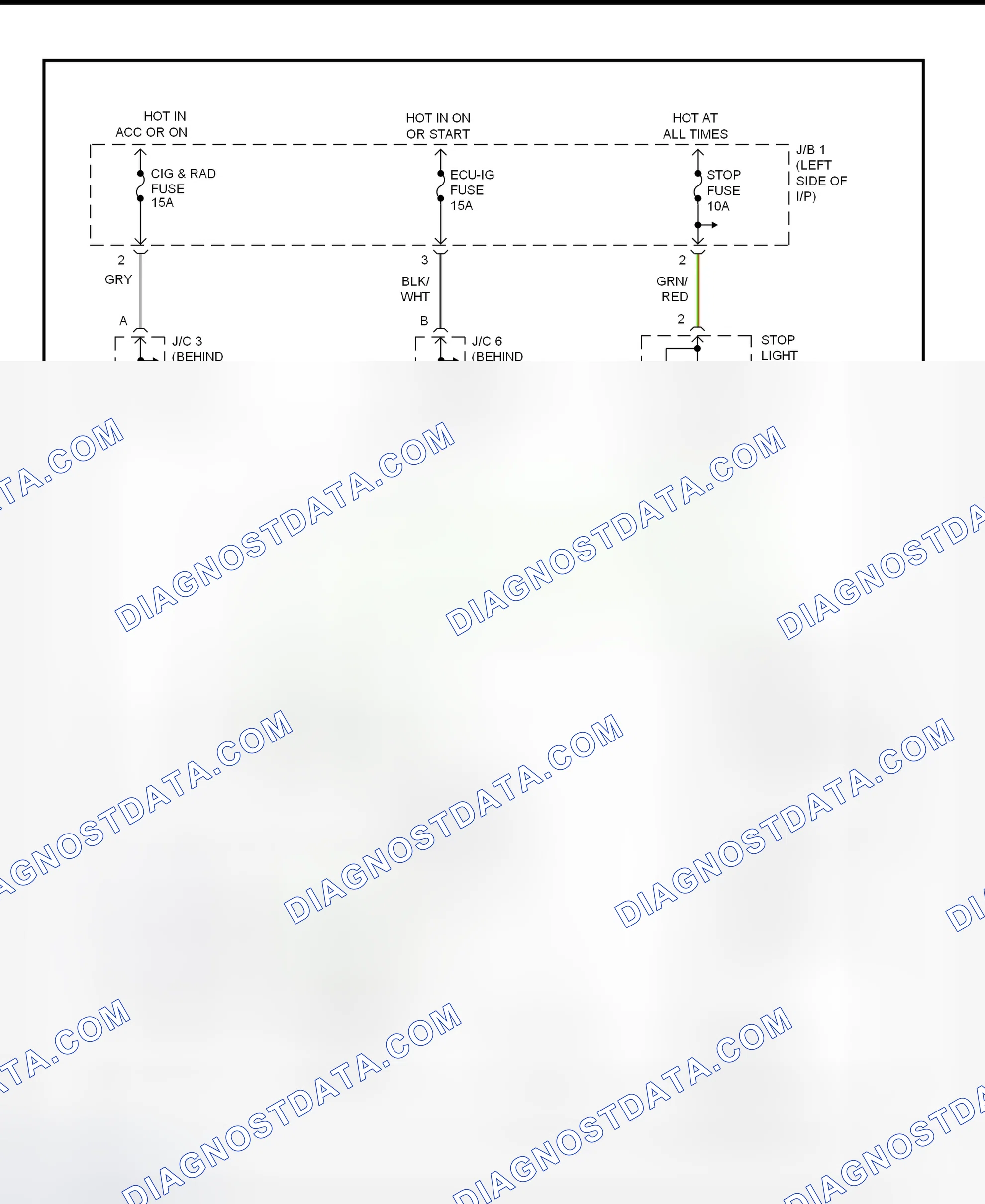 Scheme 8: Shift Interlock System Wiring Diagram (1996 LX450)
