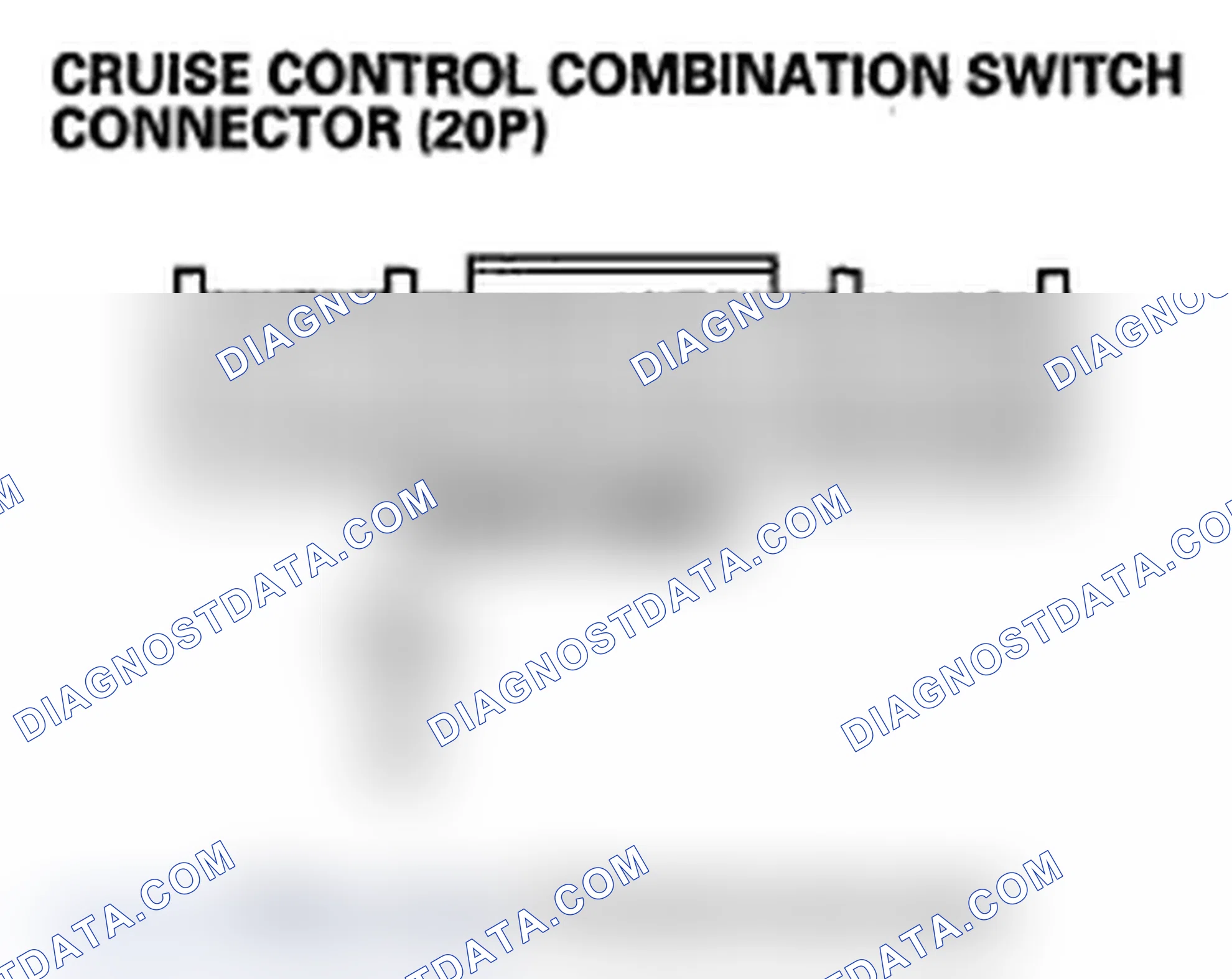 Scheme 105: Adaptive cruise control (ACC) activation indicator (green) does not come on