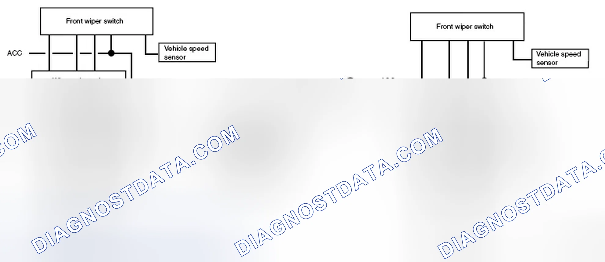 Scheme 5: Vehicle Speed Sensitive Intermittent Wipers Circuit Diagram (With And Without Wiper Relay Unit)