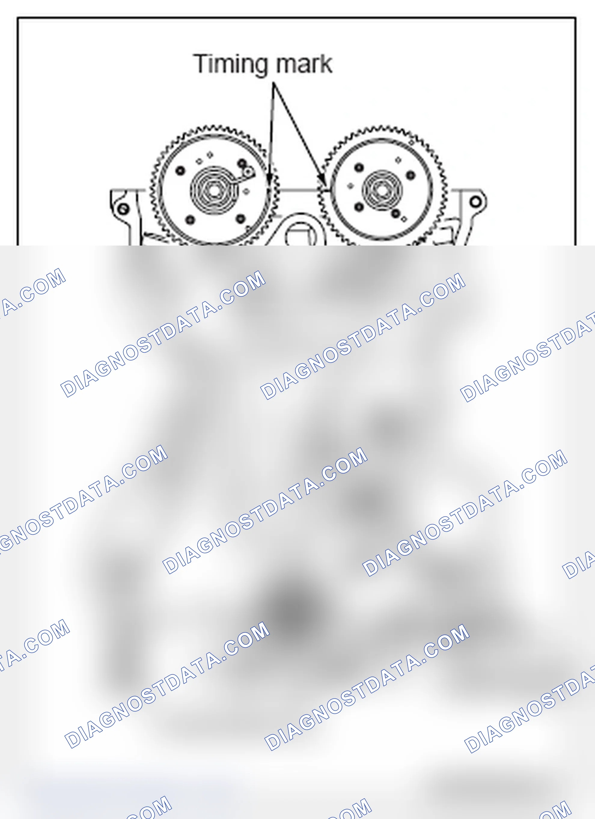 Scheme 724: >> C << TIMING CHAIN INSTALLATION