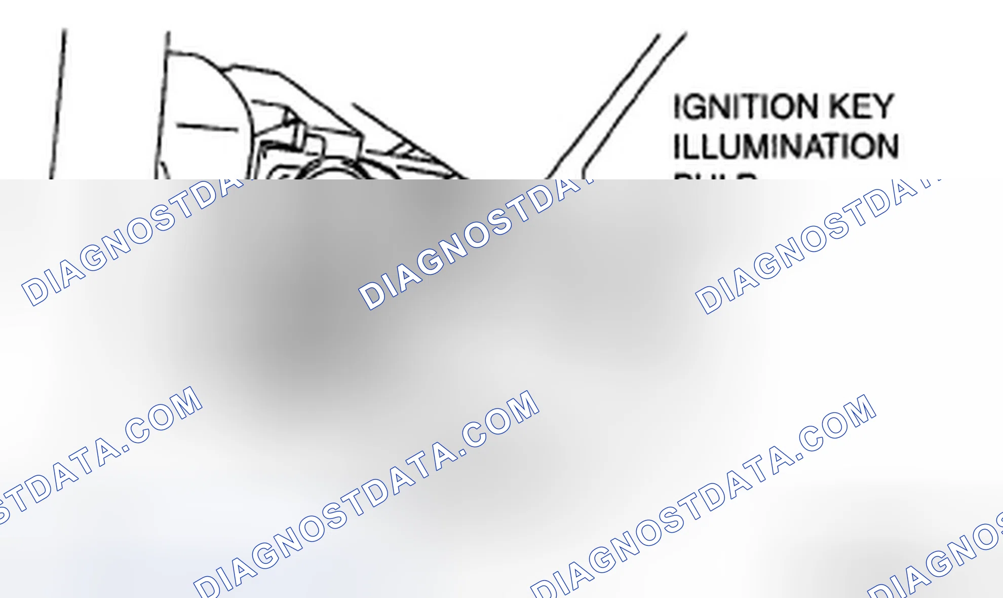 Scheme 61: IGNITION KEY ILLUMINATION BULB REMOVAL/INSTALLATION