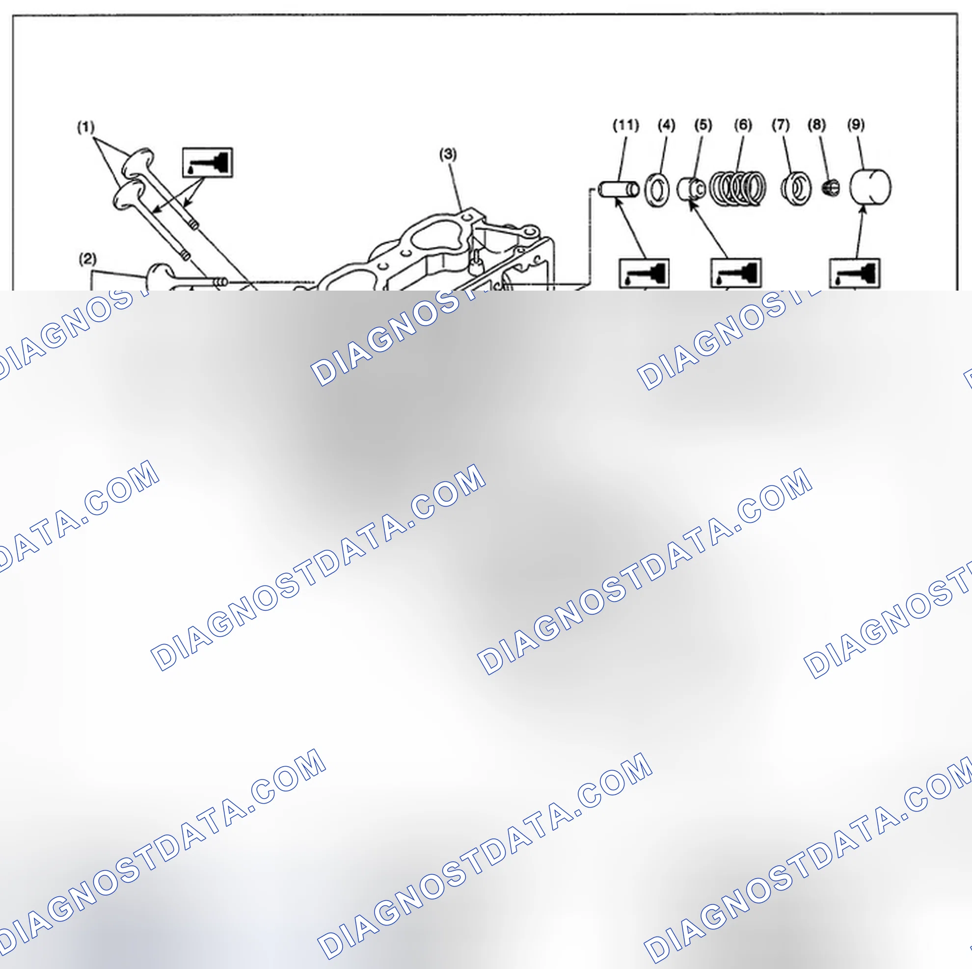 Scheme 75: CYLINDER HEAD AND VALVE ASSEMBLY