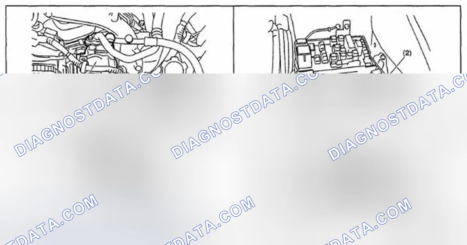 Scheme 125: ENGINE COMPARTMENT