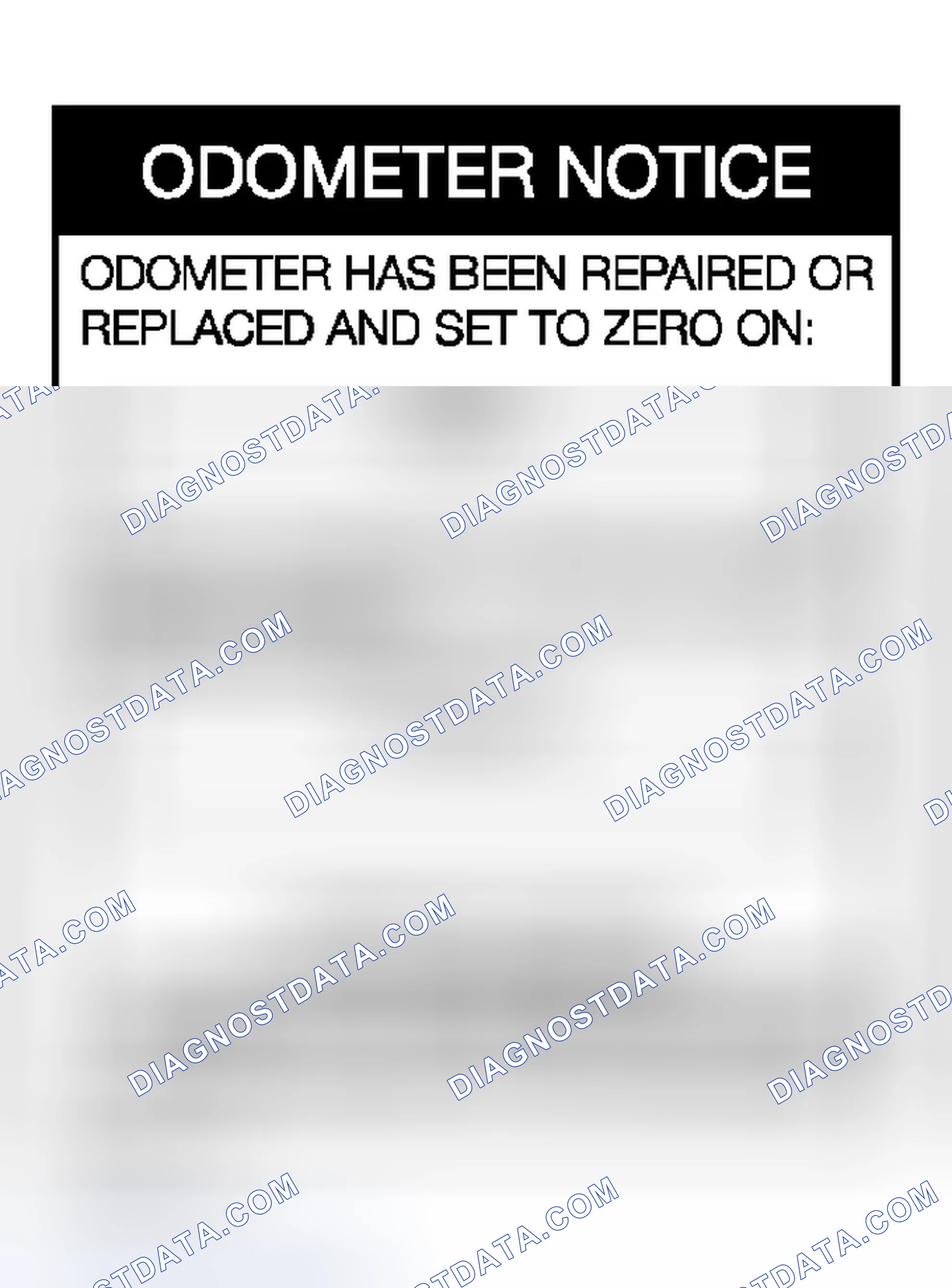 Scheme 72: Federal Odometer Disclosure Requirement 92-513