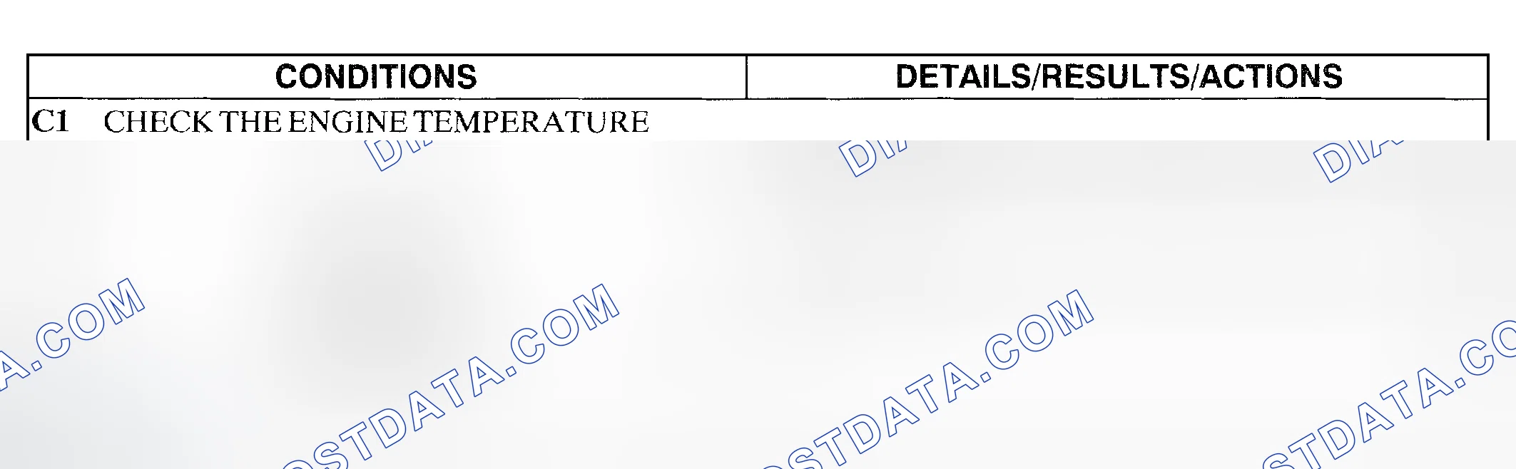 Scheme 60: Pinpoint Test C: The Engine Does Not Reach Normal Operating Temperature