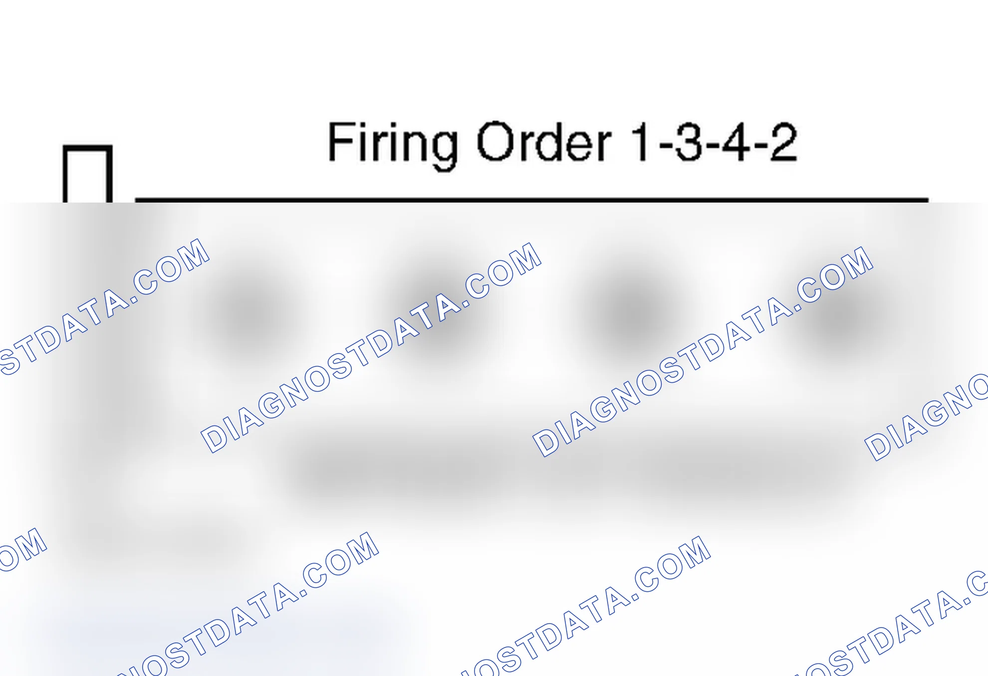 Scheme 2: Firing Order (1.3L, 1.8L, 1.9L, 2.2L & 2.4L)