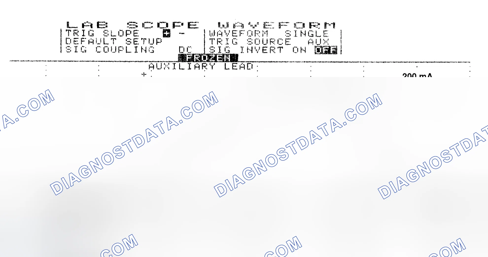 Scheme 13: Single Injector w/Normal Current Flow - Current Pattern