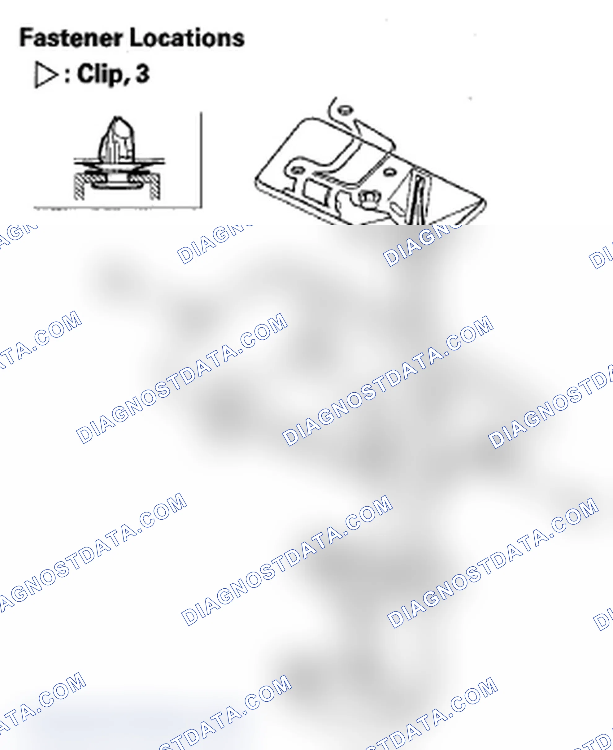 Scheme 43: Rear Center Seat Belt