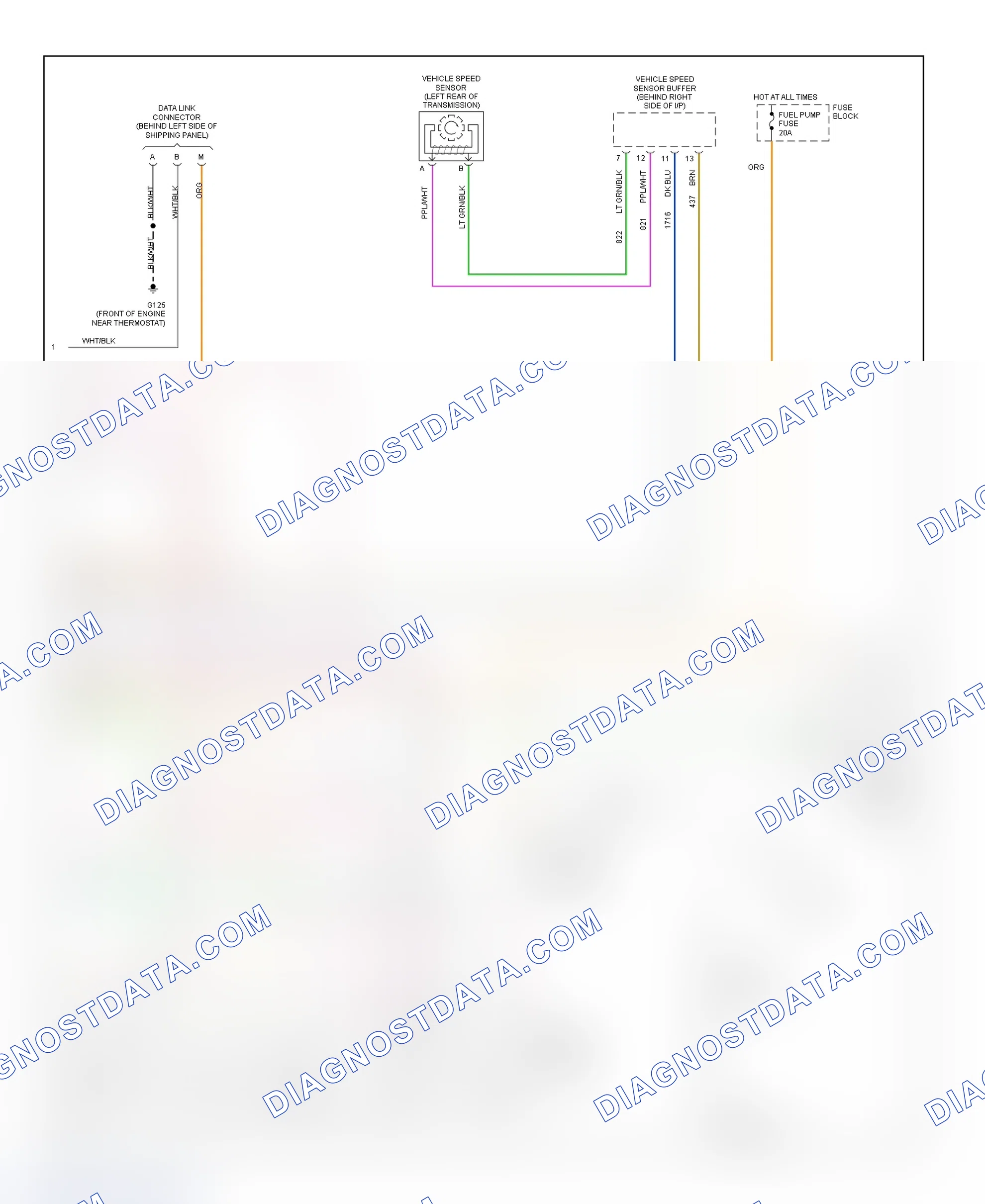Scheme 268: Wiring Diagram ("P" Series - Cutaway - 7.4L - 3 Of 3)