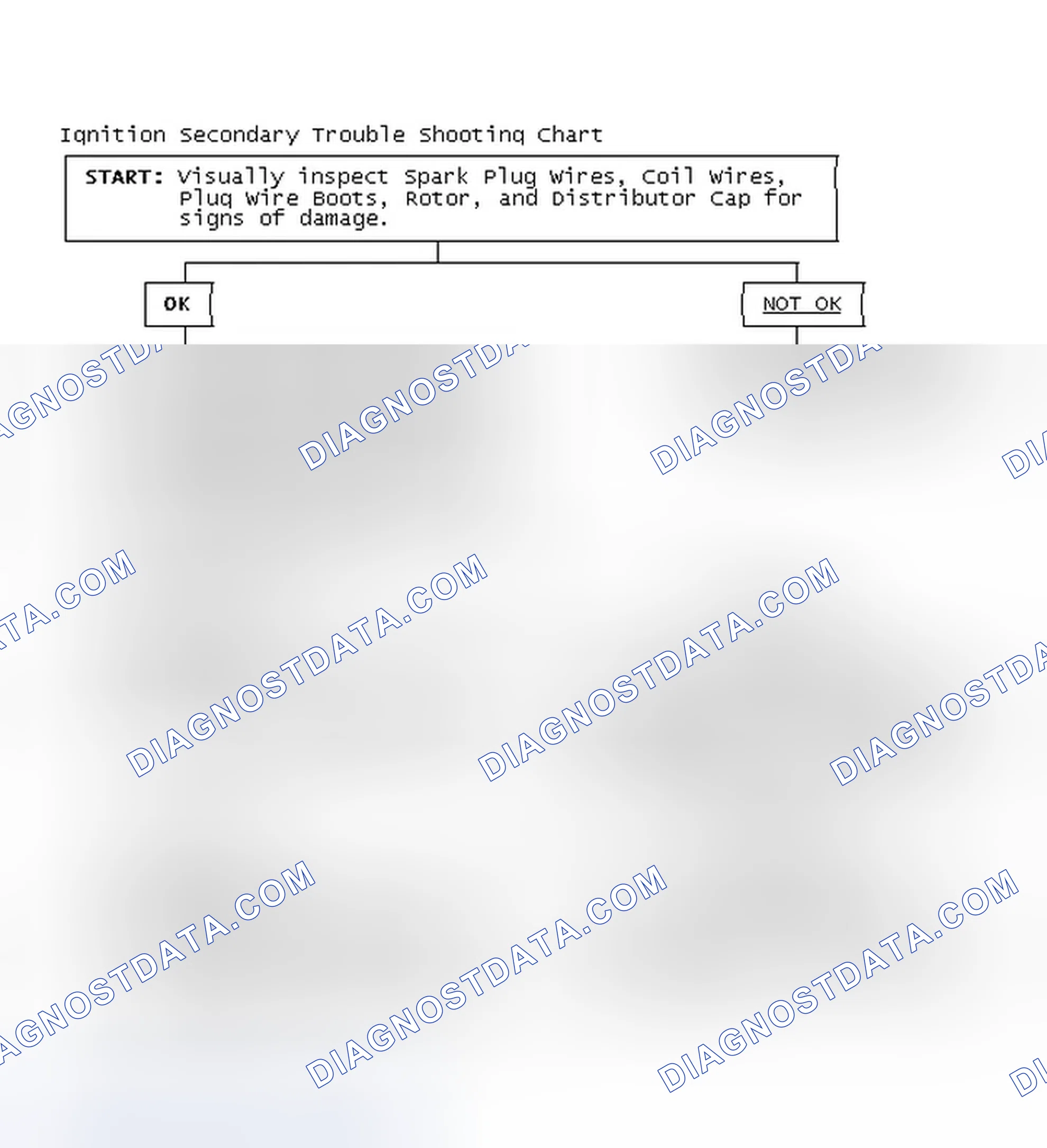 Scheme 1: Ignition Secondary Trouble Shooting Chart