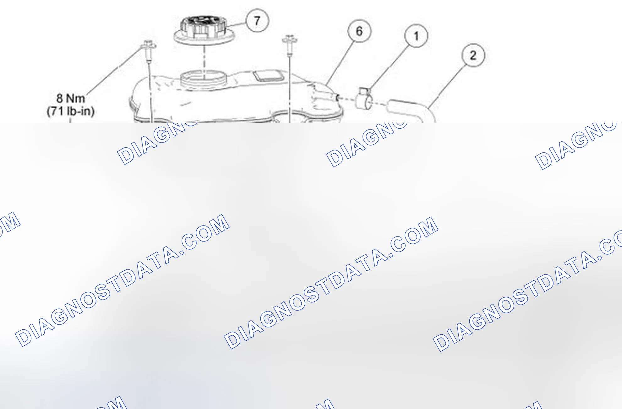 Scheme 27: Degas Bottle - 5.4L Engine
