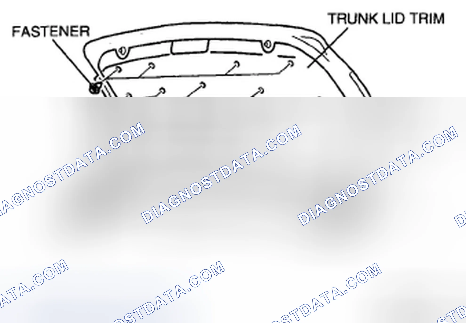Scheme 71: TRUNK LID TRIM REMOVAL/INSTALLATION
