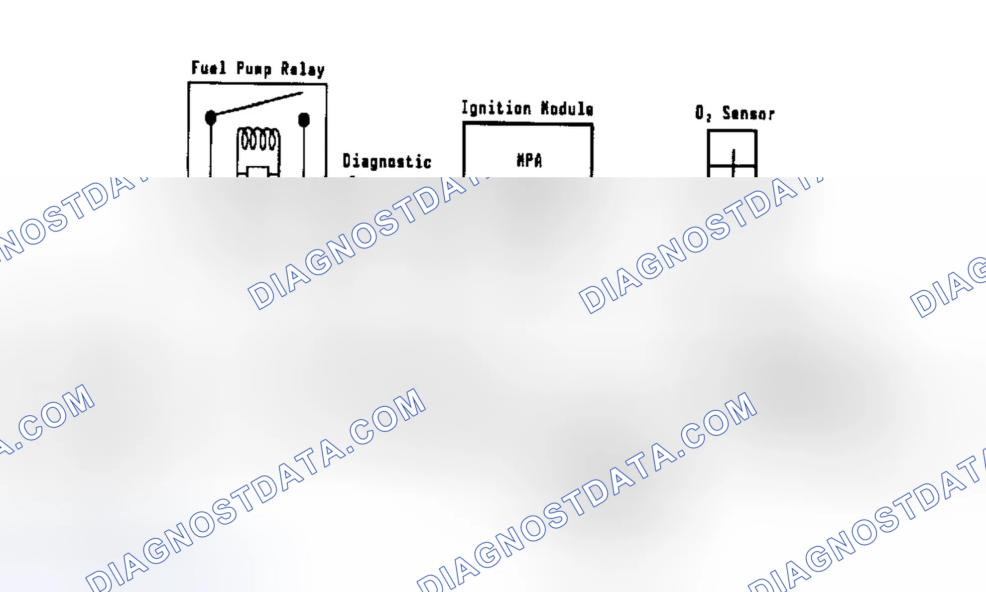 Scheme 8: Fault 1000: Circuit Diagram Ignition Circuit Low