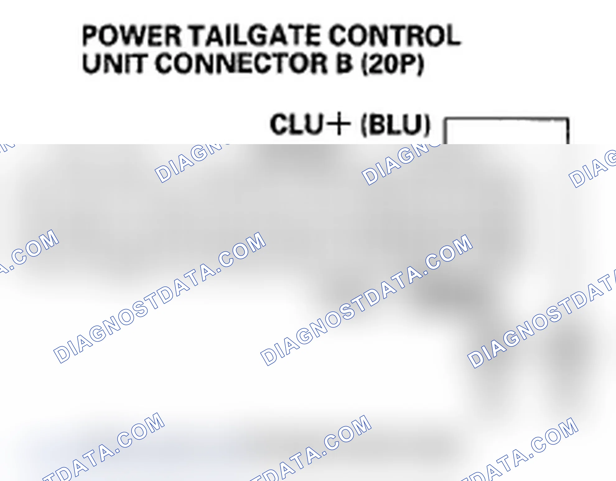 Scheme 194: DTC B1389: Power Tailgate Motor Clutch Circuit Malfunction