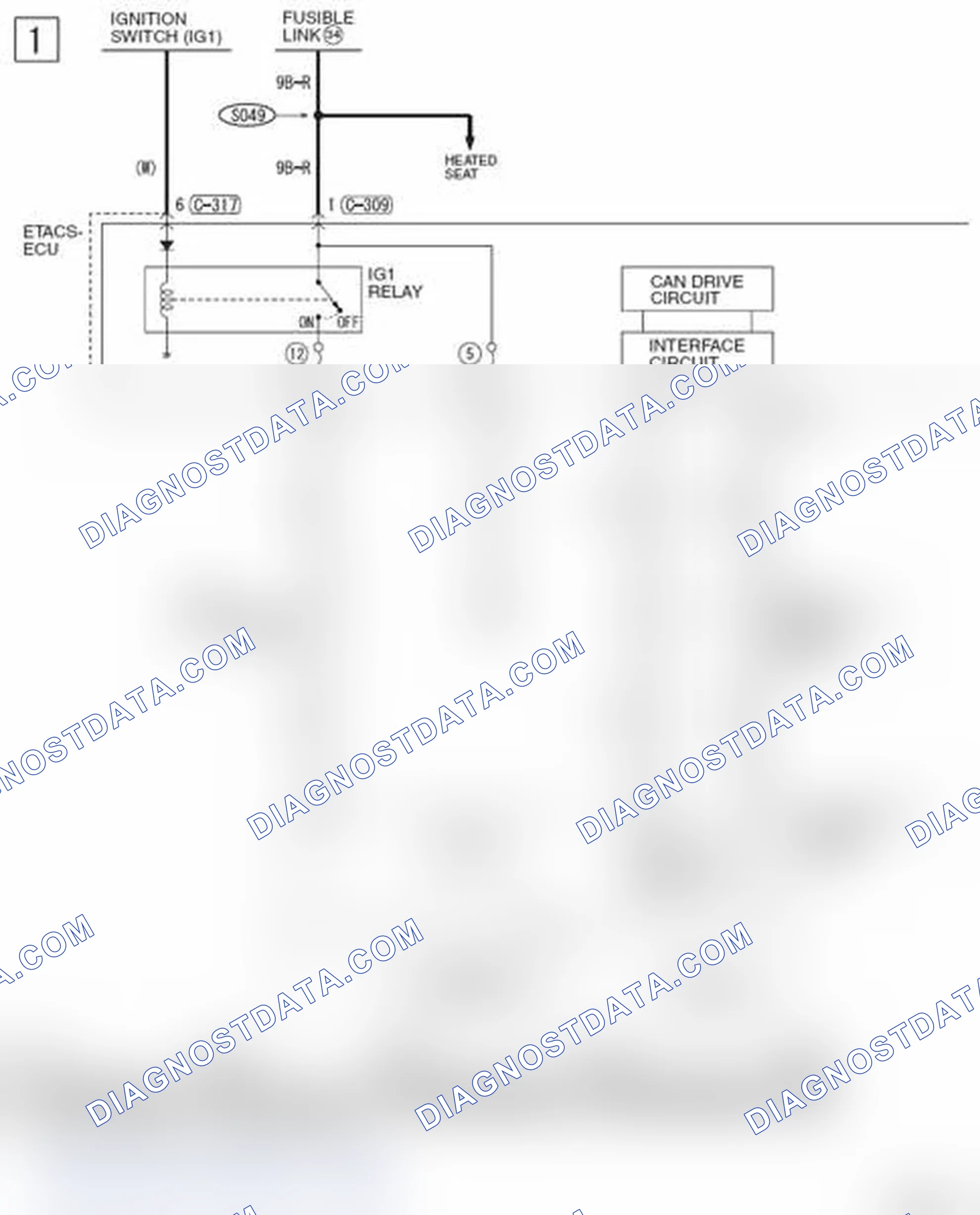 Scheme 482: DOOR AJAR WARNING TONE ALARM