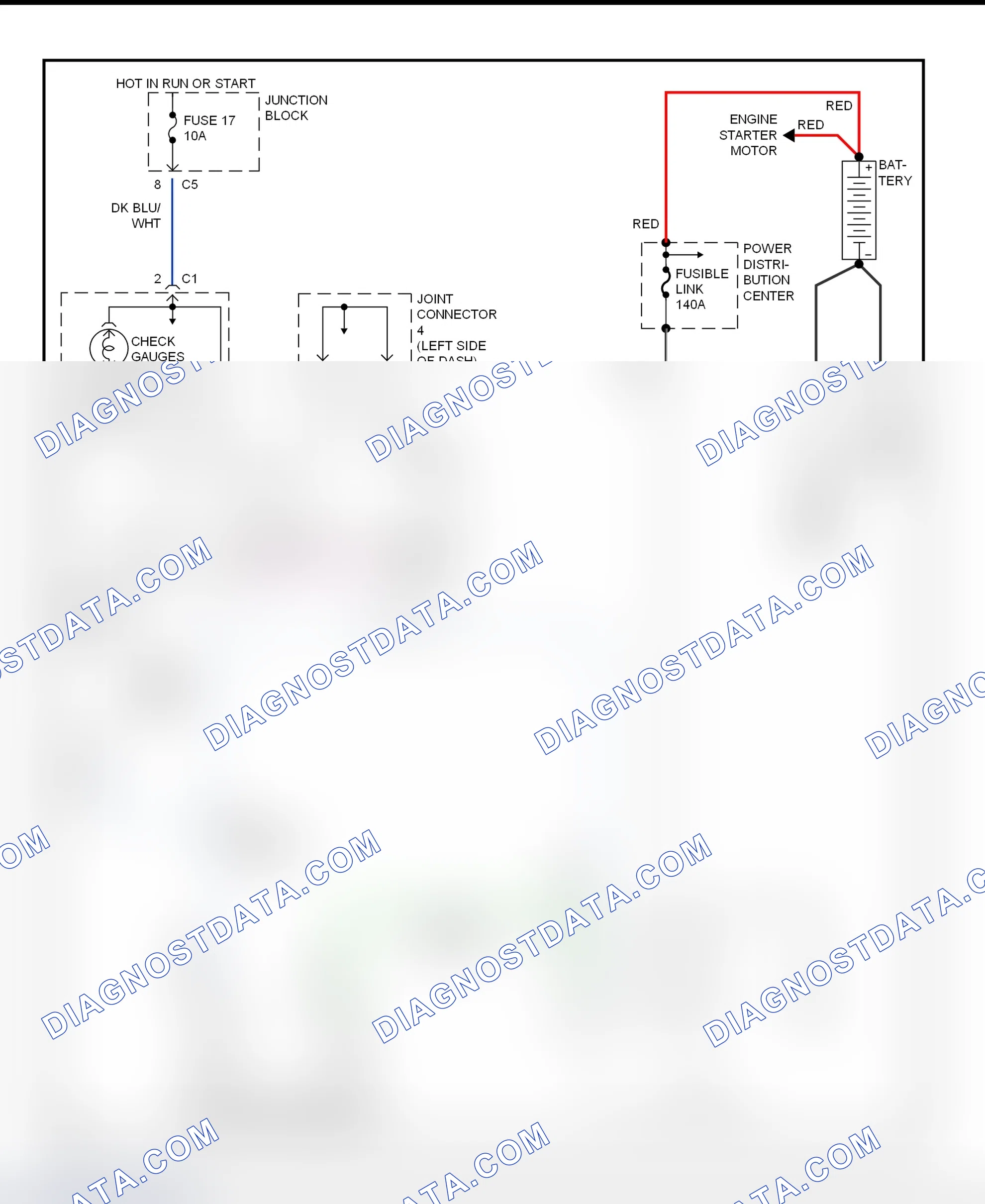 Scheme 2: Charging System Wiring Diagram (Durango)