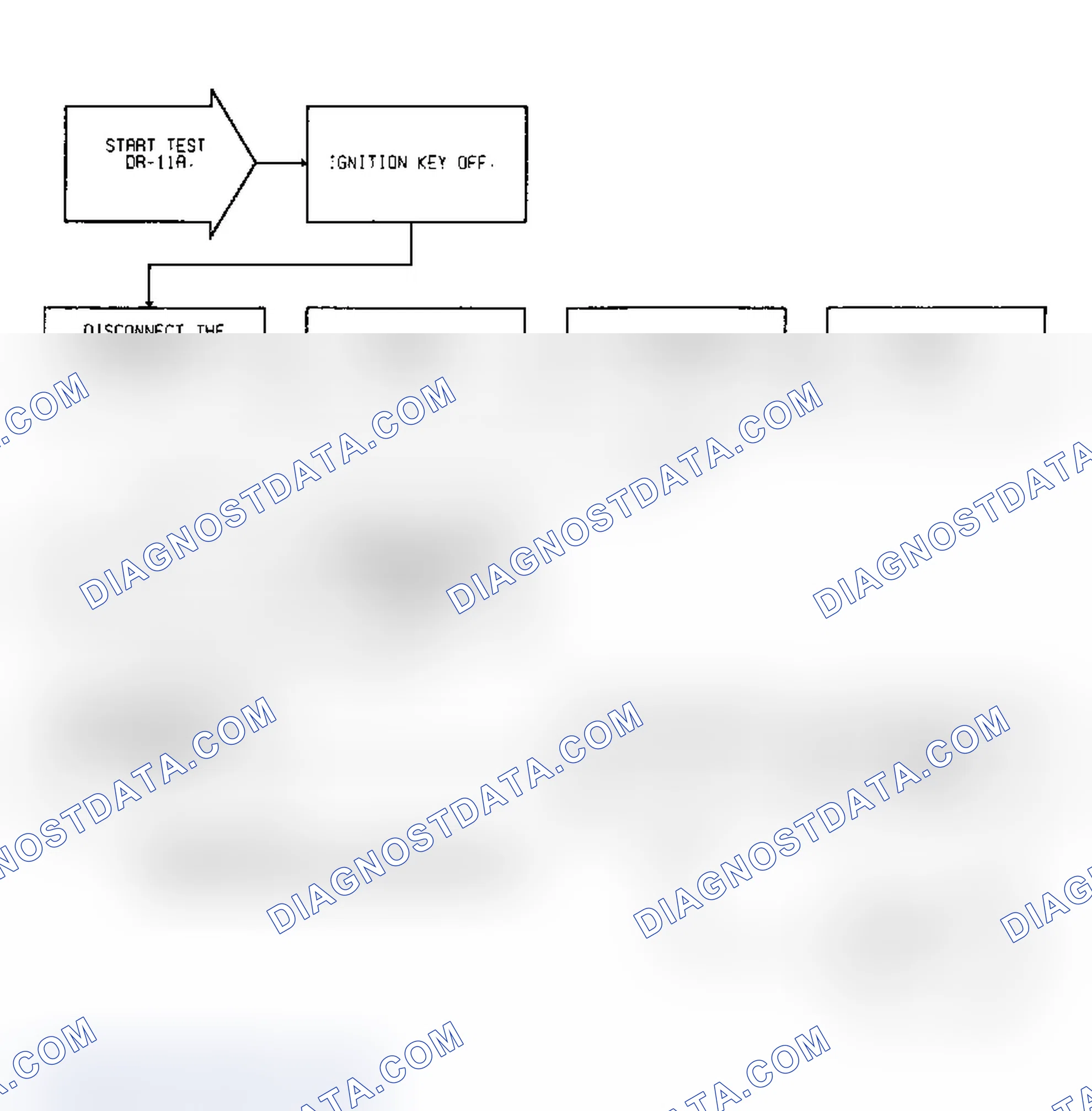 Scheme 433: Test DR-11A Code 24, Diagnostic Flow Chart (1 of 2)