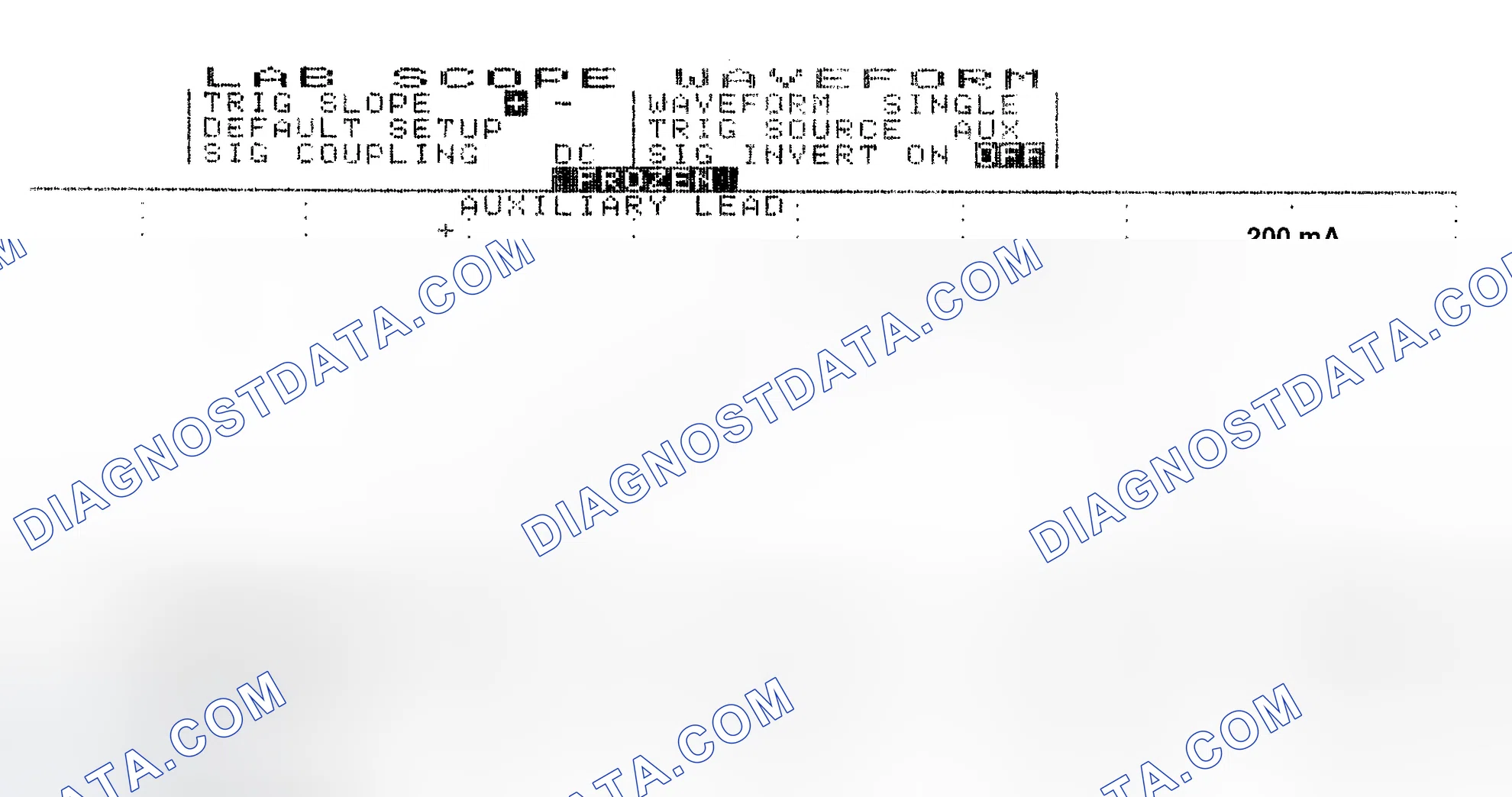Scheme 13: Single Injector w/Normal Current Flow - Current Pattern