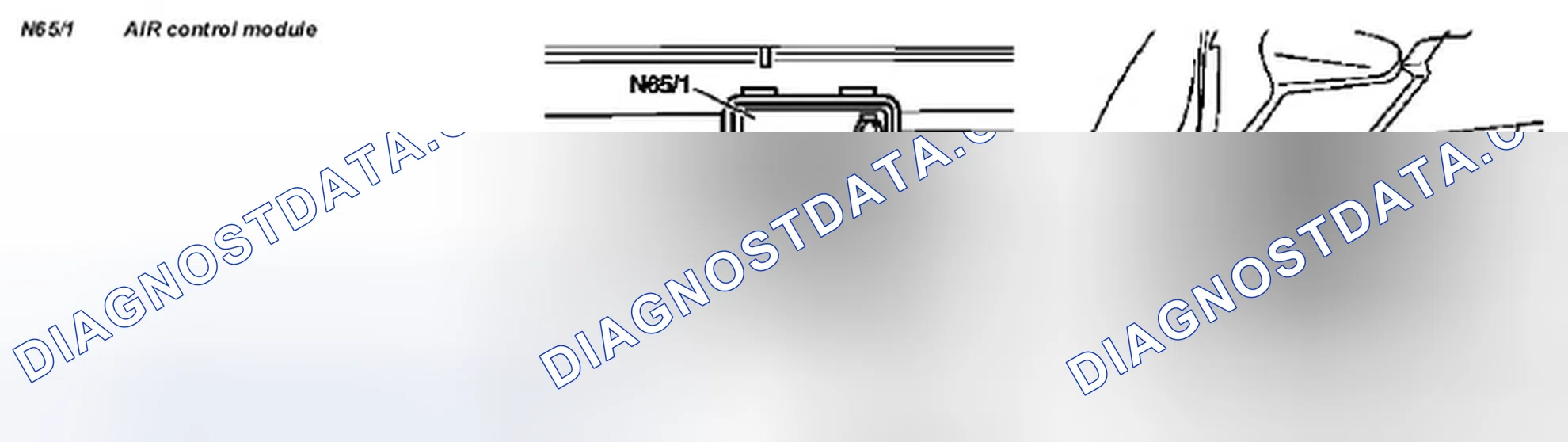 Scheme 88: Automatic temperature control (TAC), location of components - GF83.30-P-0001-03C