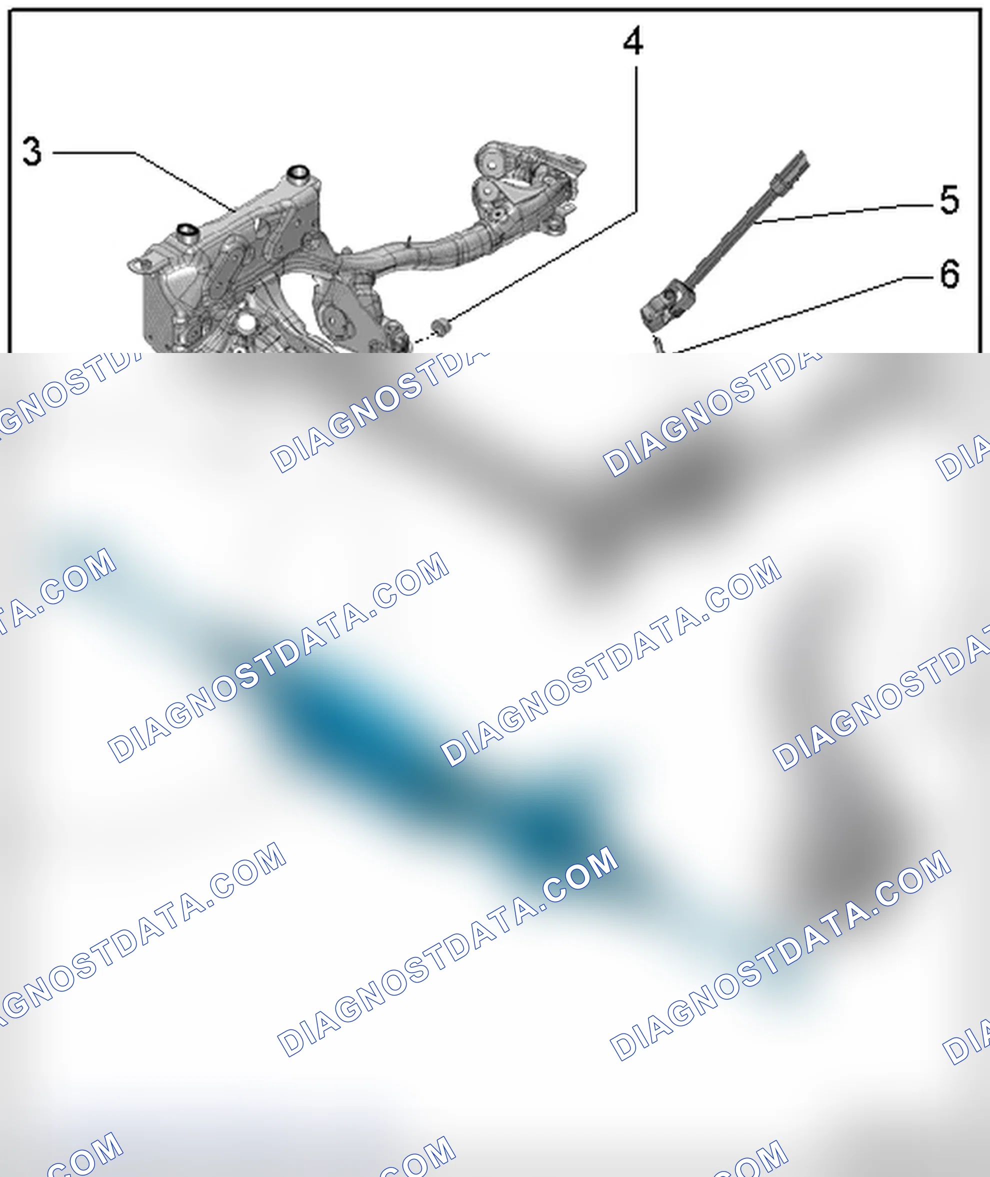 Scheme 8: ELECTROMECHANICAL POWER STEERING GEAR WITH TIE RODS OVERVIEW
