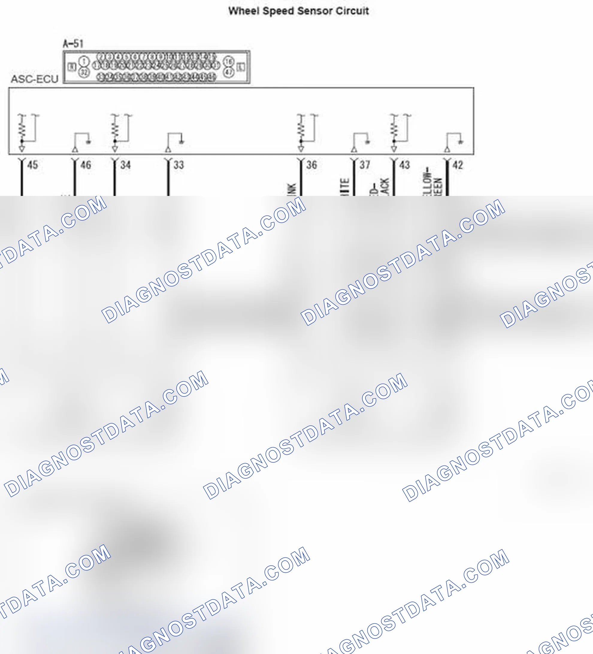 Scheme 22: DTC C1047 FR wheel speed sensor control phase time exceeded