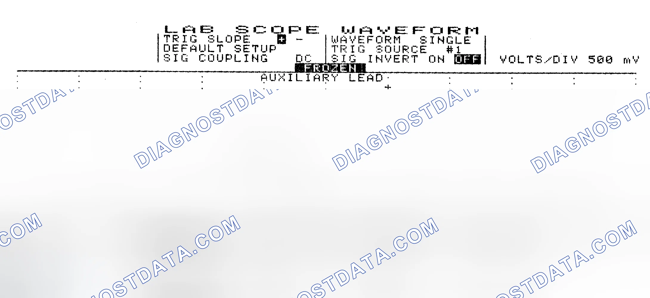 Scheme 10: Single Injector w/Excessive Current Flow - Current Pattern