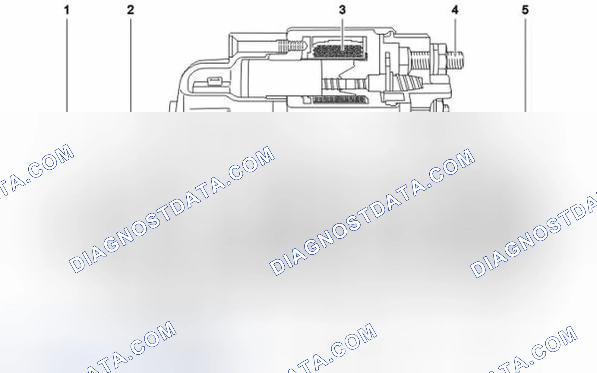 Scheme 57: EXPLODED VIEW OF THE STARTER MOTOR