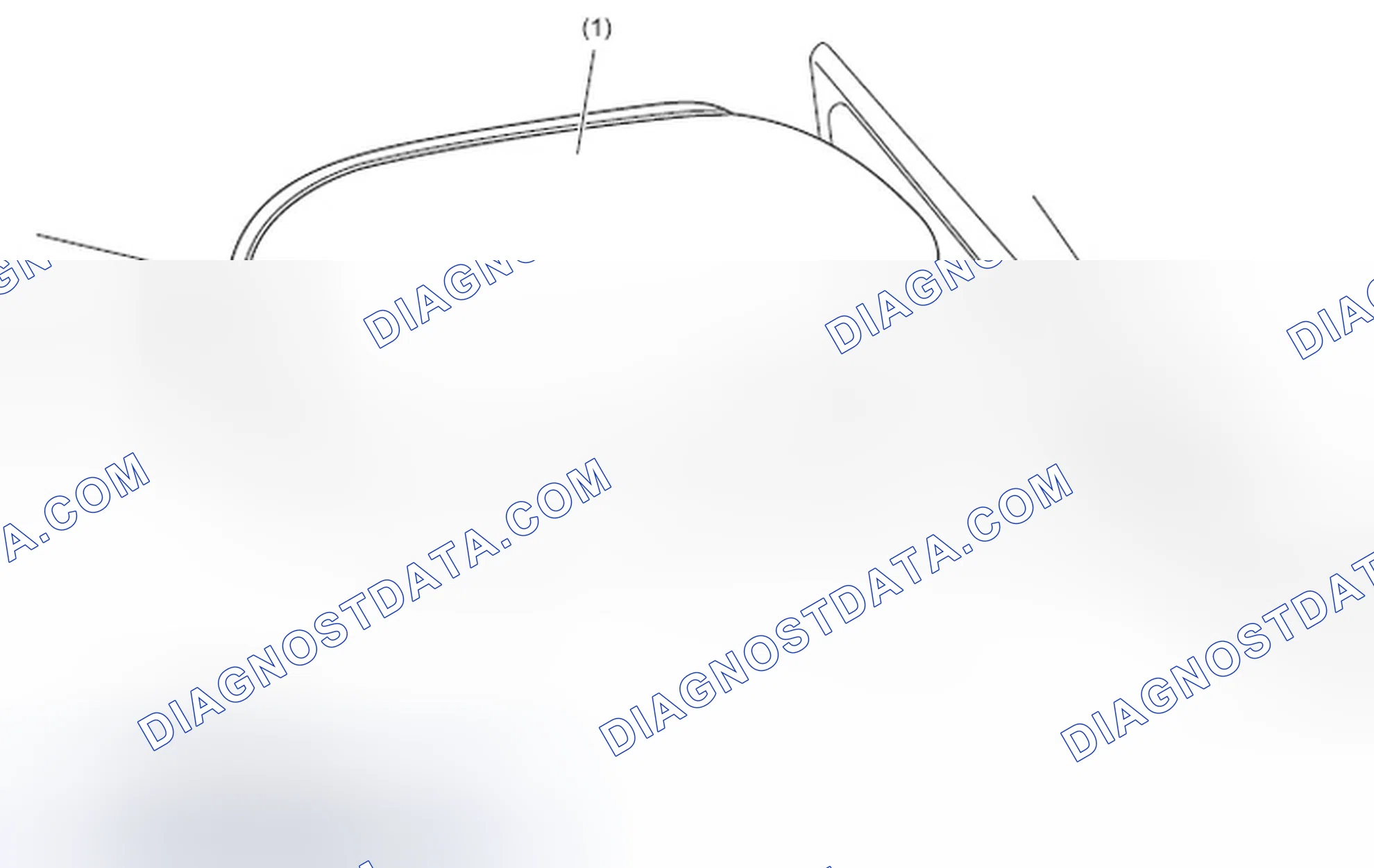 Scheme 4: Identifying Door Mirror Scalp Cap, Groove And Side Turn Signal Light