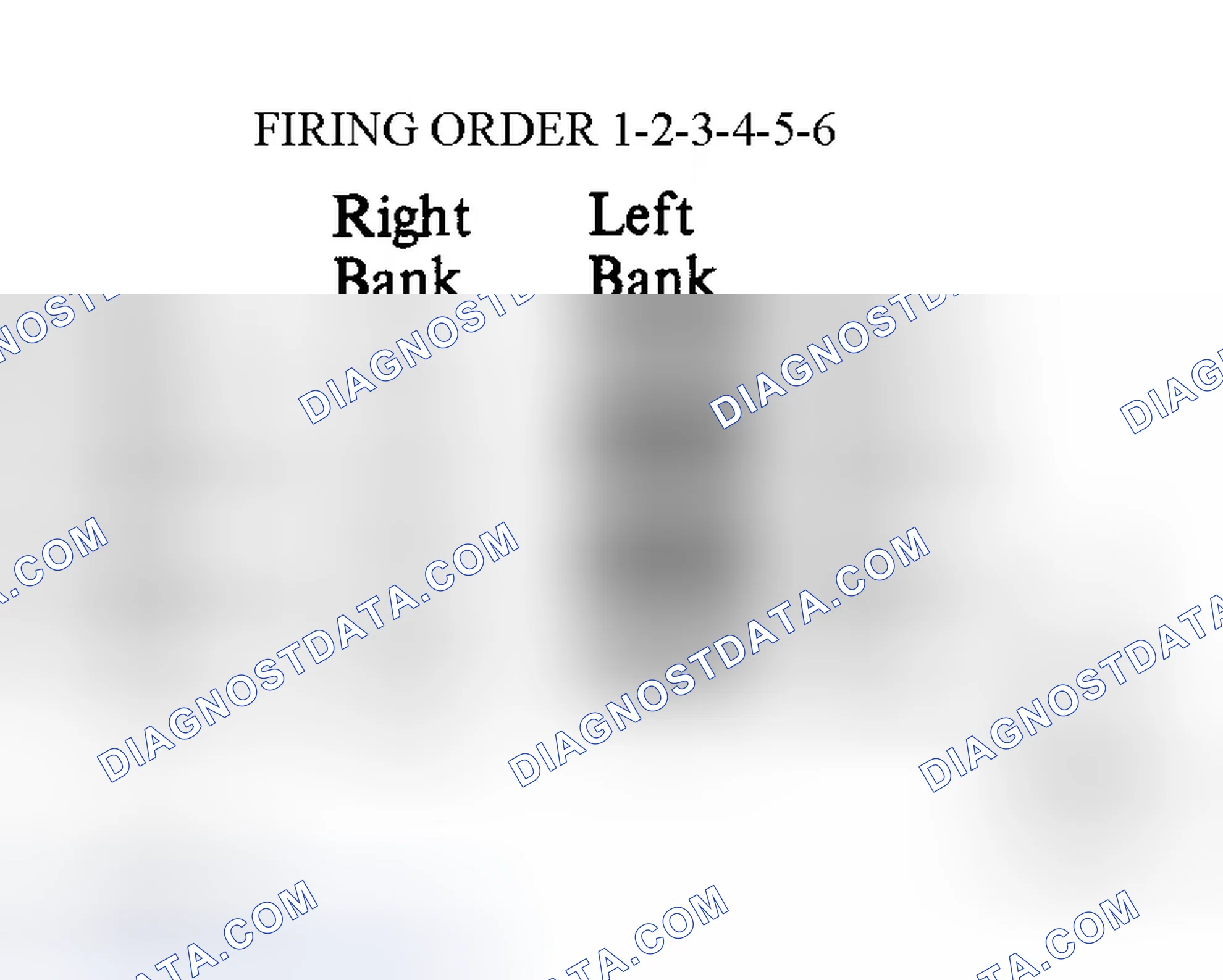 Scheme 82: Cylinder Numbering & Firing Order (Avalon 3.0L)