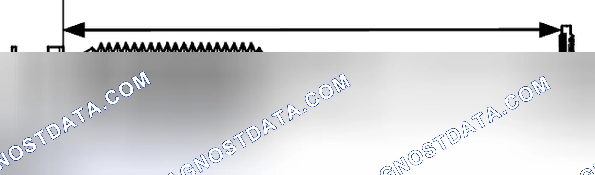 Scheme 1208: Checking the position of the tie rod in the steering gear