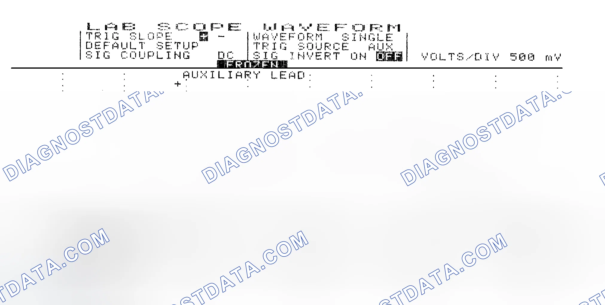 Scheme 14: Single Injector w/Excessive Current Flow - Current Pattern