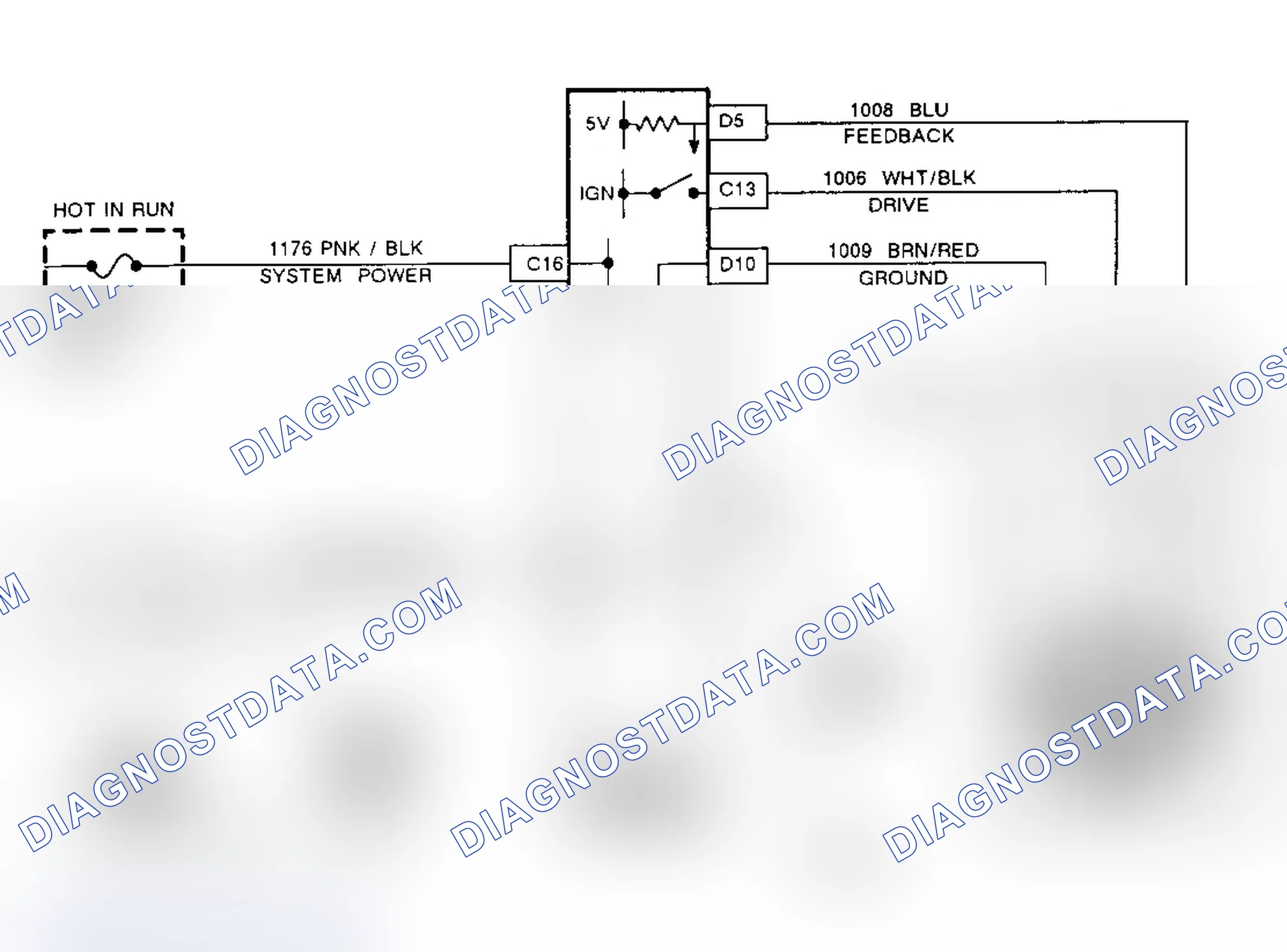 Scheme 40: Code 14, Schematic, Right Front Actuator Over Current
