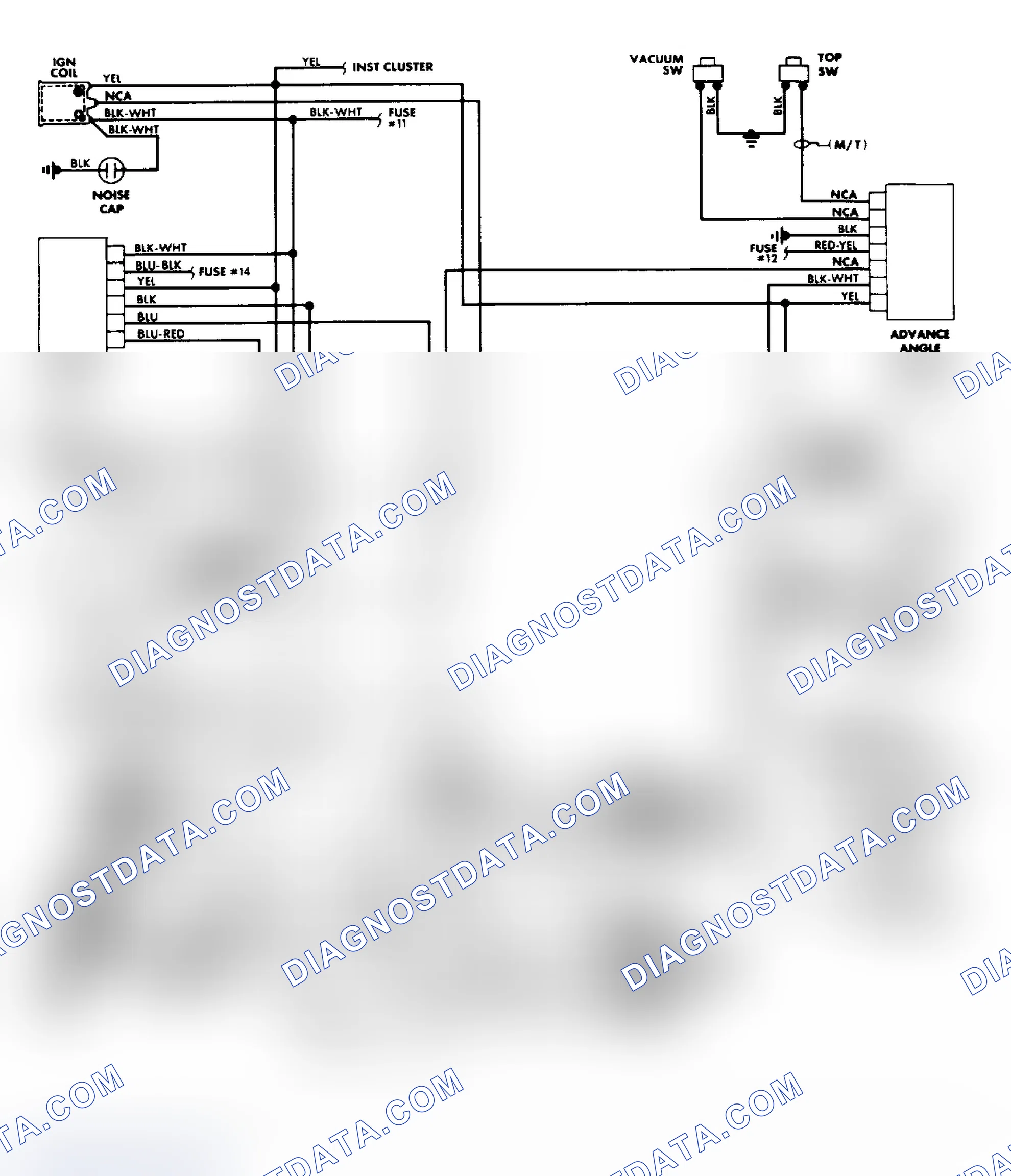 Scheme 47: Wiring Diagram For All Carbureted Models Except Justy