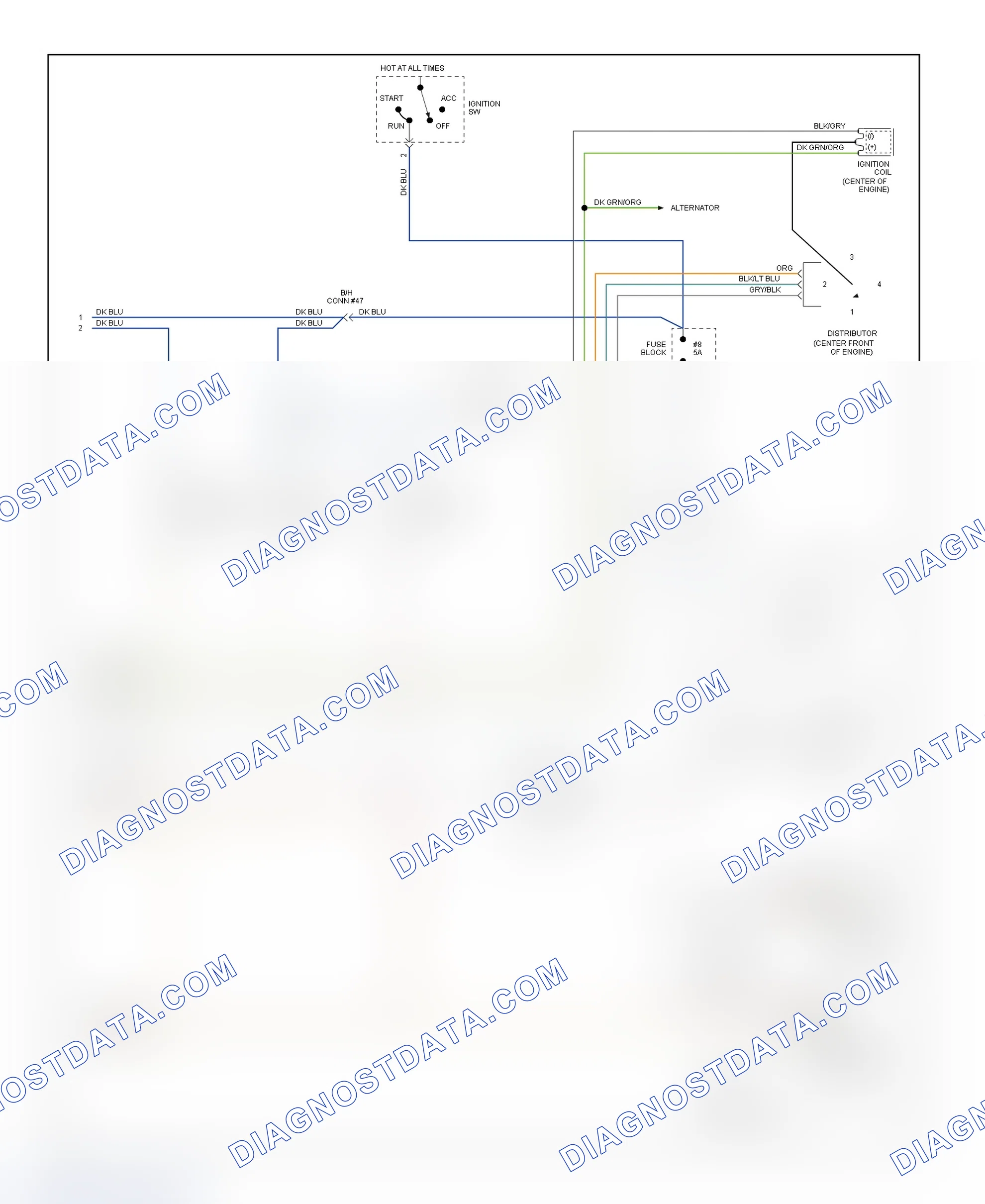Scheme 7: PCM Wiring Diagram Acclaim & Spirit 2.5L TBI - (2 Of 2)
