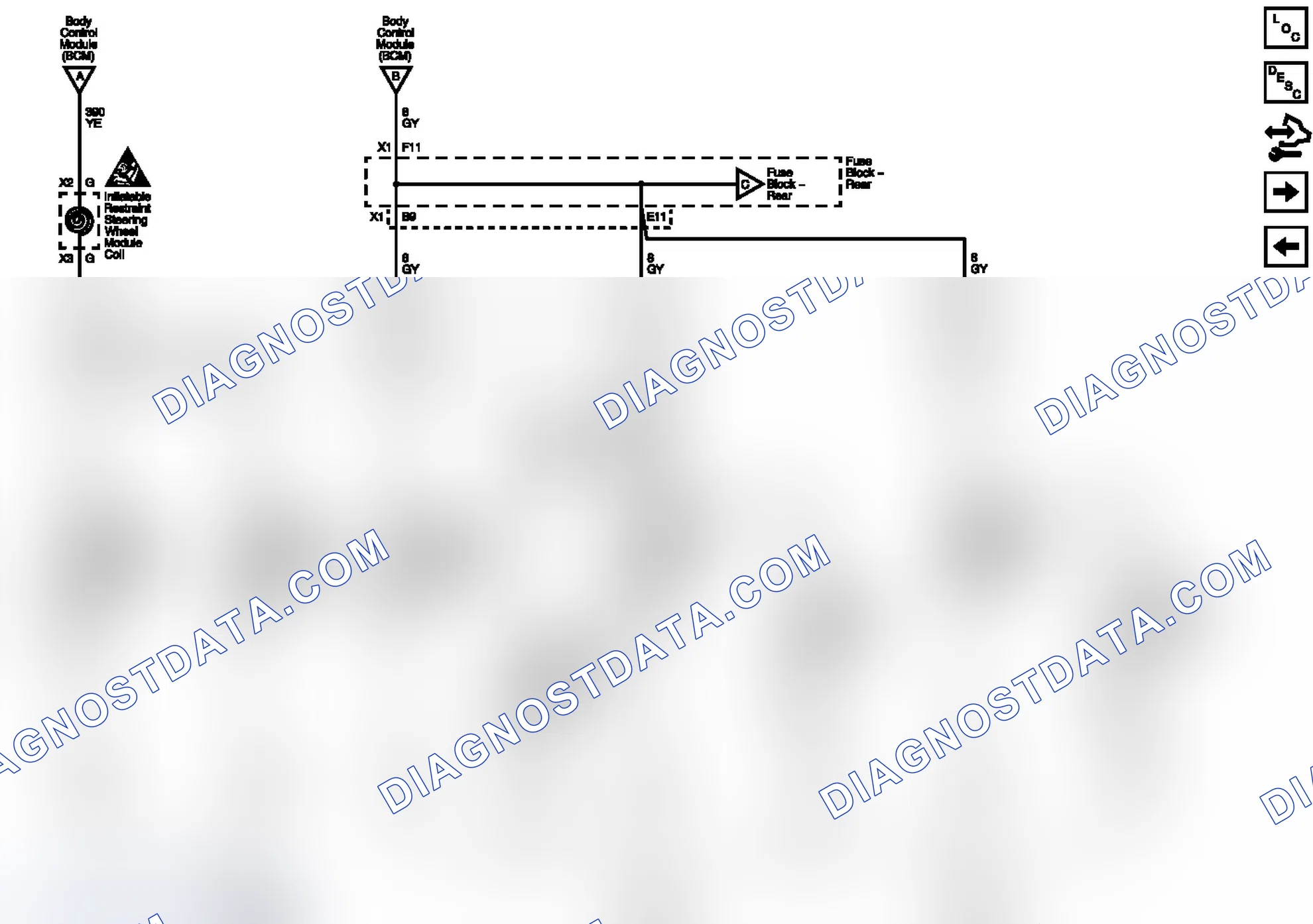 Scheme 12: Steering Wheel and Doors Wiring Schematics