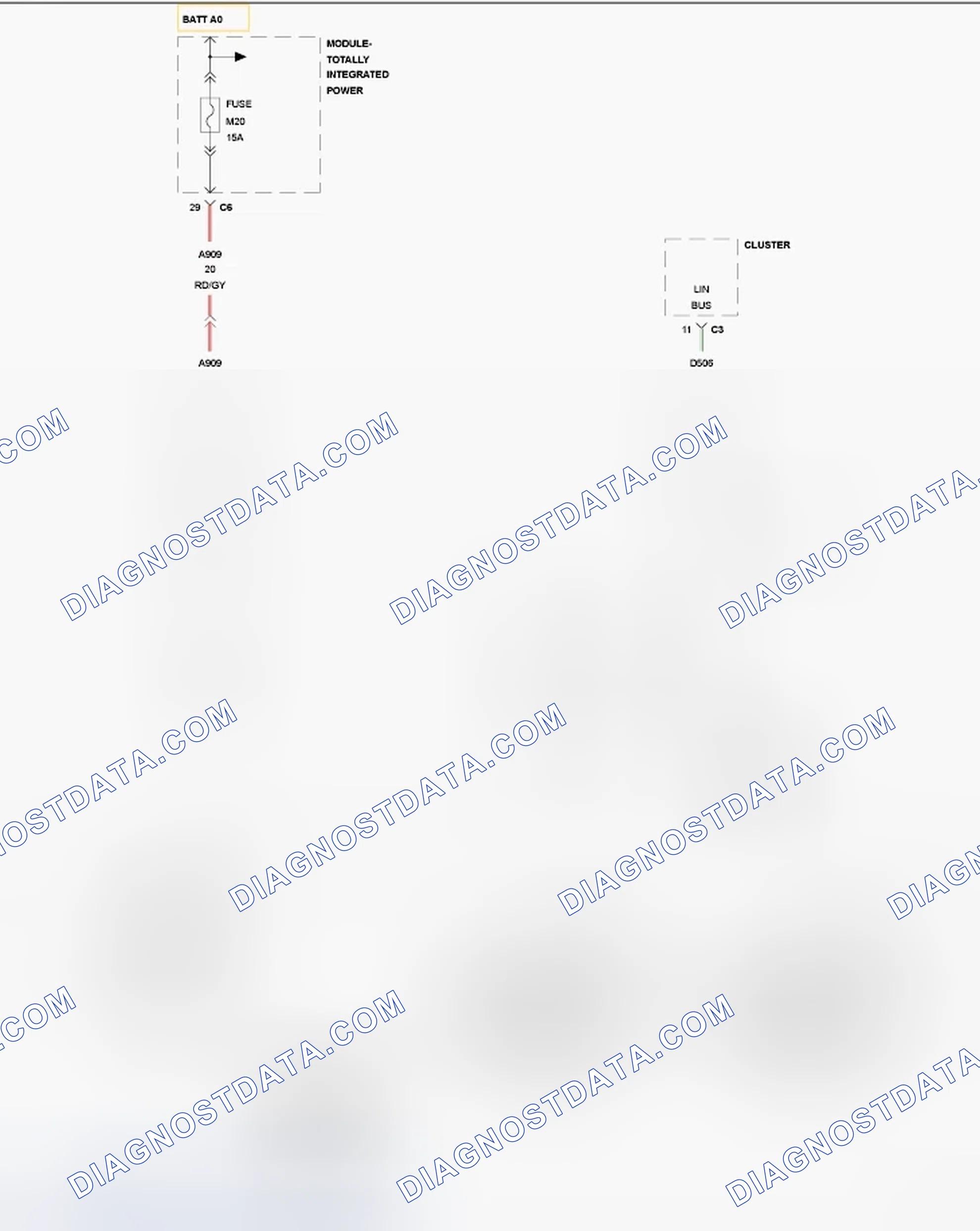 Scheme 81: U1109-LOST COMMUNICATION WITH LIN STEERING WHEEL CONTROLS - 1500, 2500 & 3500