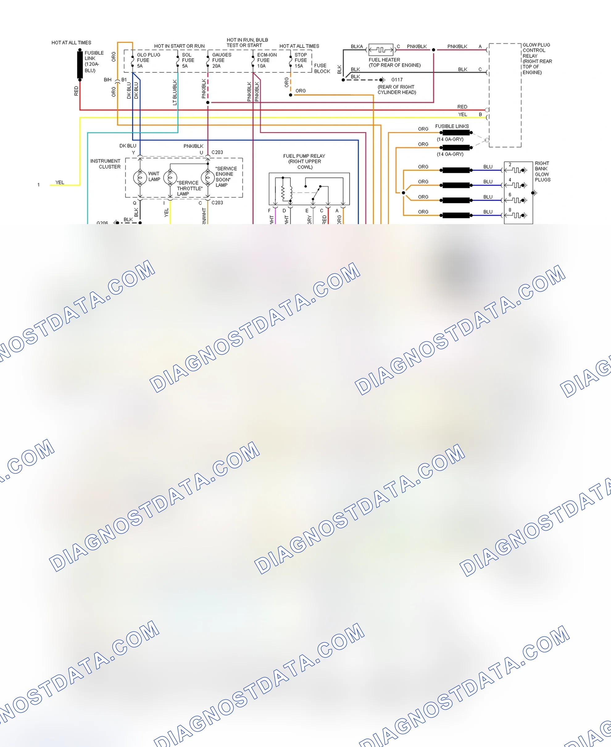 Scheme 389: Wiring Diagram For Blazer, Pickup, Sierra, Suburban & Yukon With 4L60-E (2 Of 2)