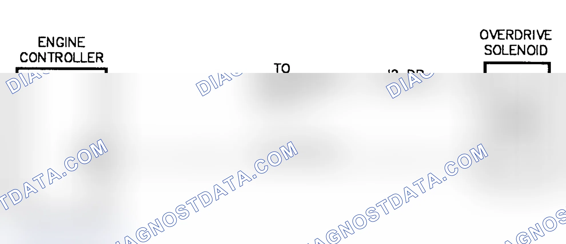 Scheme 242: Schematic Test DR-28A Overdrive W/O Lockup Solenoid Circuit