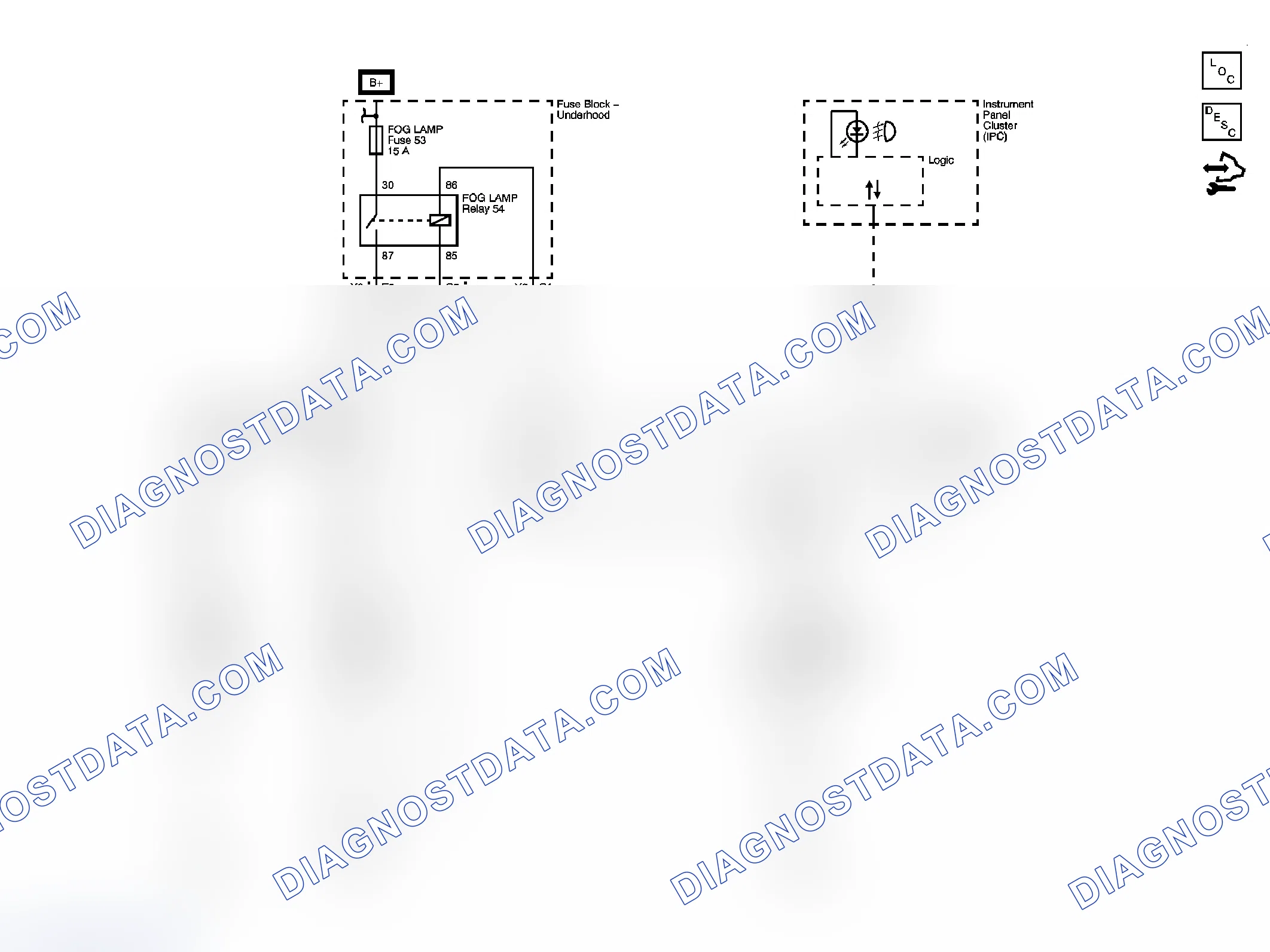 Scheme 3: Fog Lights Schematics