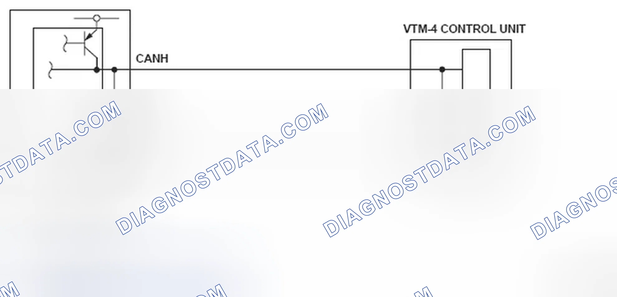 Scheme 113: F-CAN Malfunction (VTM-4 Control Unit-PCM) - Diagram