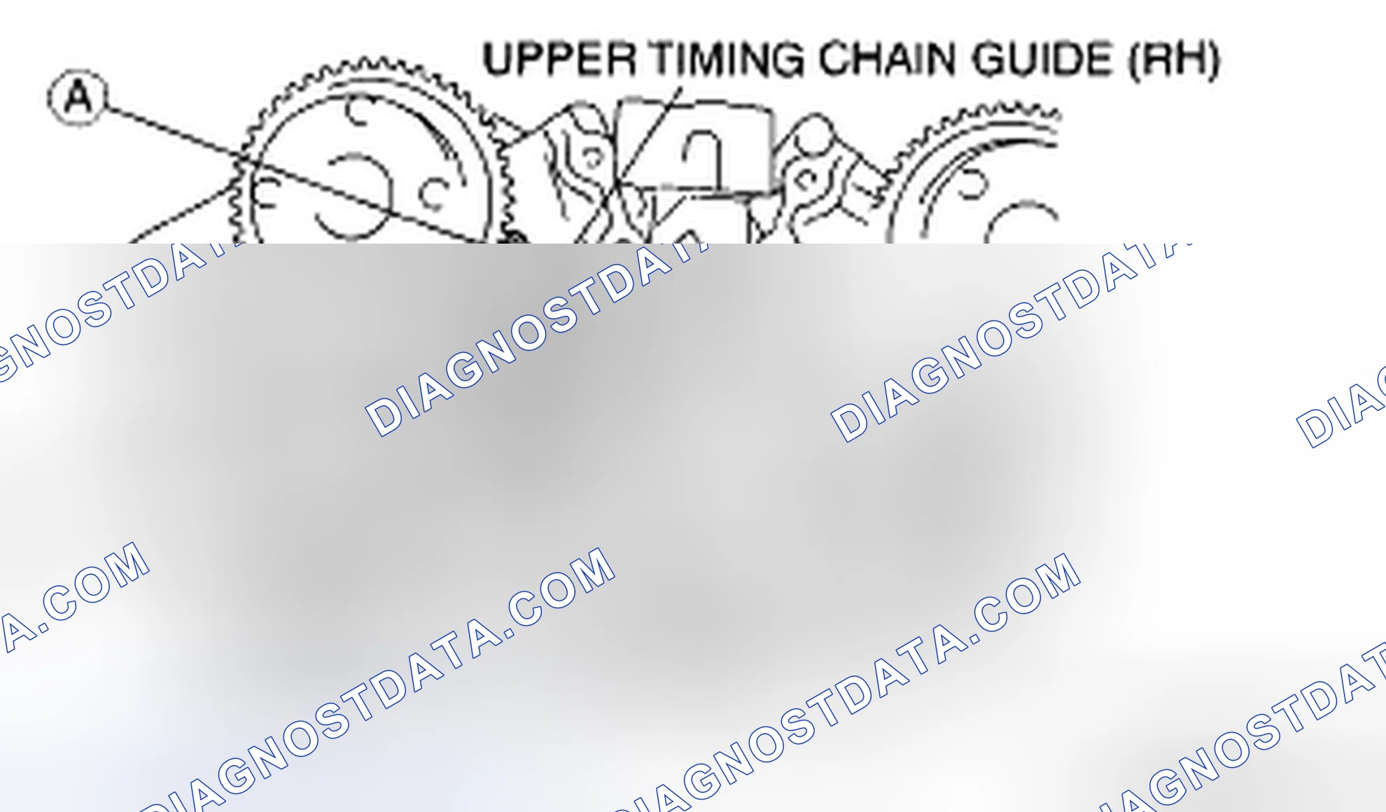 Scheme 20: Upper Timing Chain Guide (RH) Removal Note