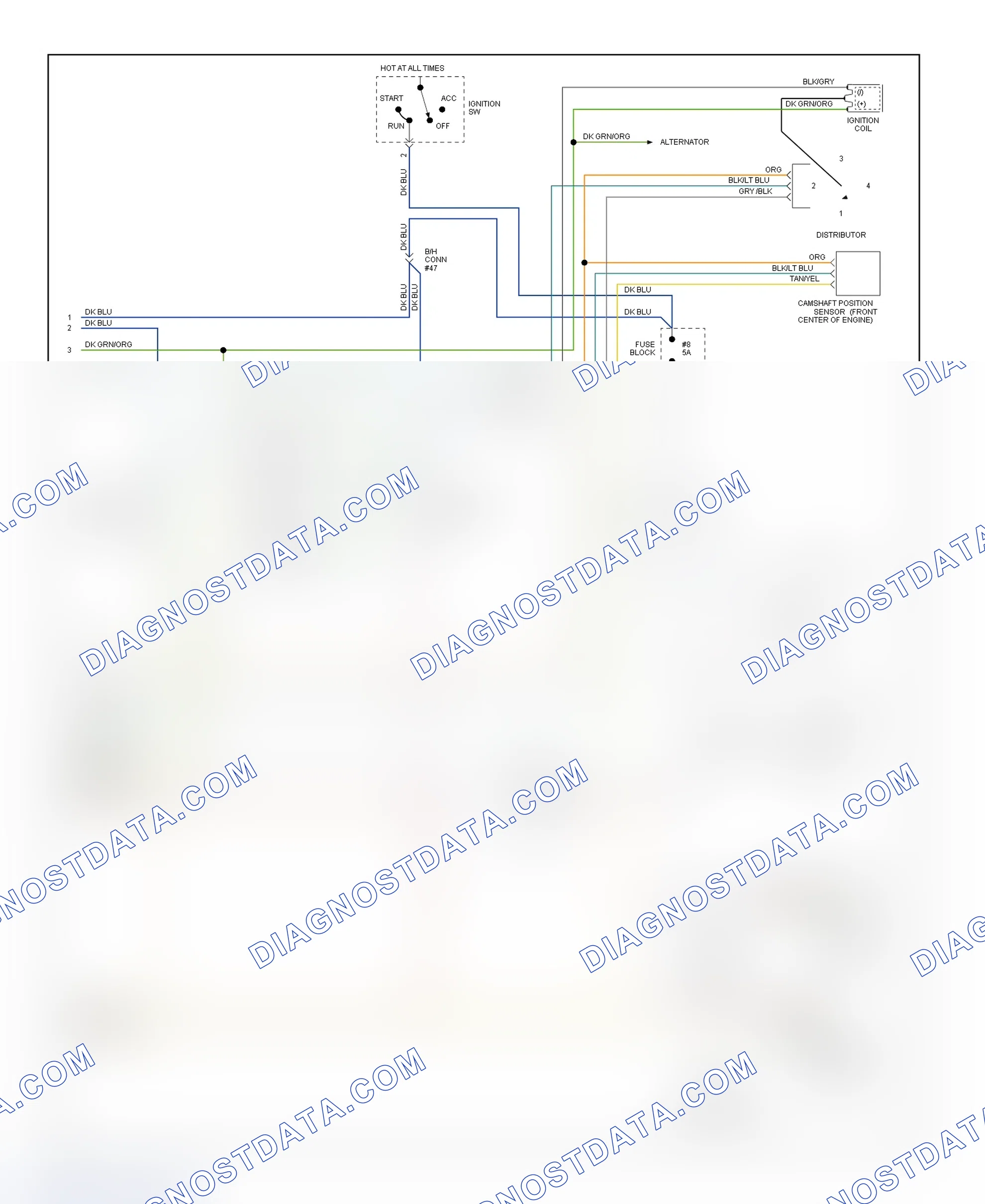 Scheme 9: PCM Wiring Diagram Acclaim & Spirit 2.5L Flexible Fuel - (2 Of 2)